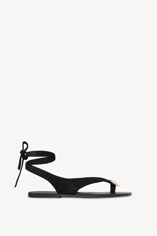 Charm Beach Sandal in Nubuck sold by The Row