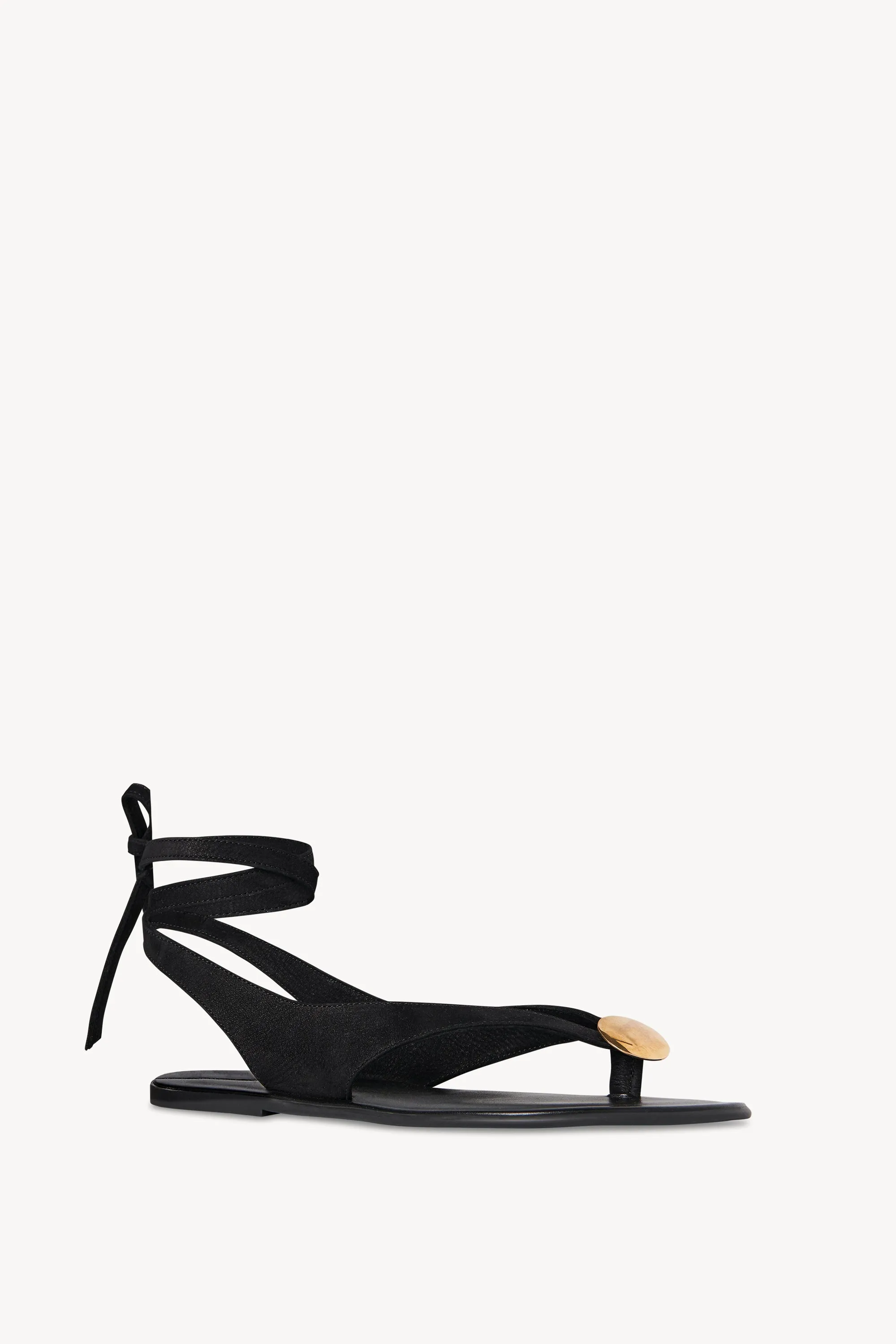 Charm Beach Sandal in Nubuck sold by The Row product image thumbnail 2