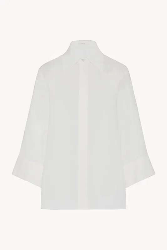 Malvina Shirt in Silk sold by The Row