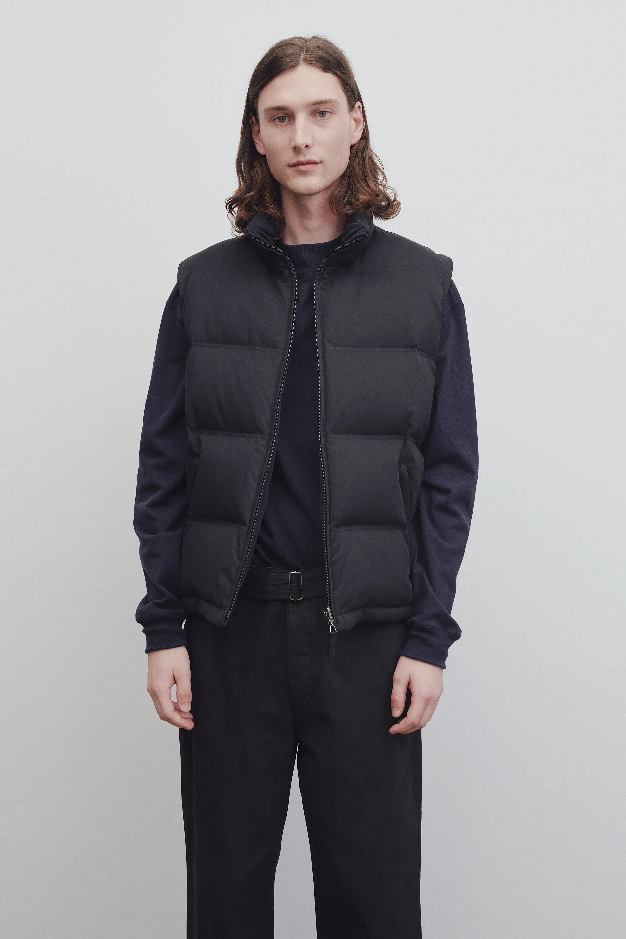 Gettler Vest in Cotton and Cashmere sold by The Row product image thumbnail 3