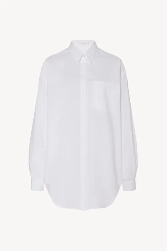 Eleni Shirt in Cotton sold by The Row
