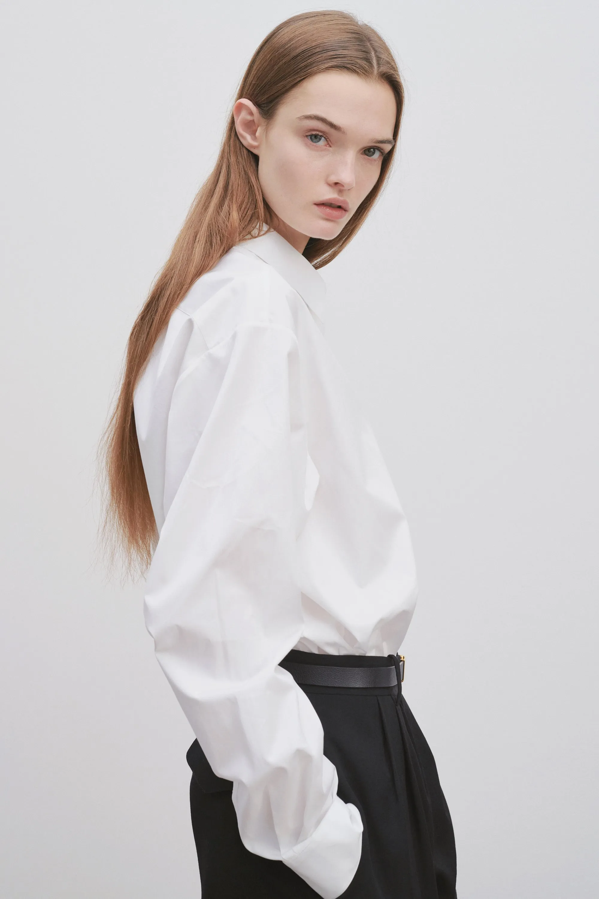 Eleni Shirt in Cotton sold by The Row product image thumbnail 4