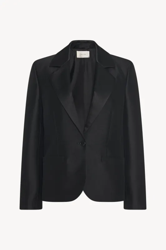 Dru Jacket in Wool and Silk sold by The Row