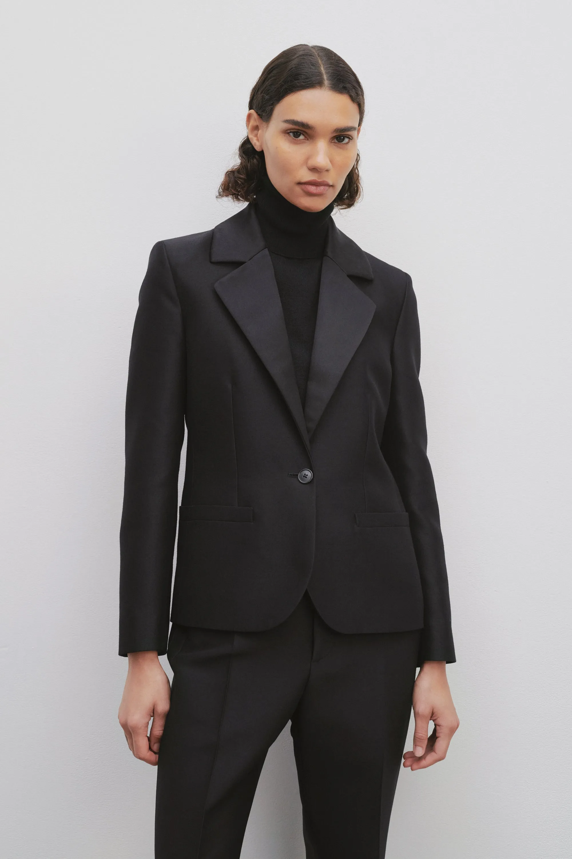 Dru Jacket in Wool and Silk sold by The Row product image thumbnail 3