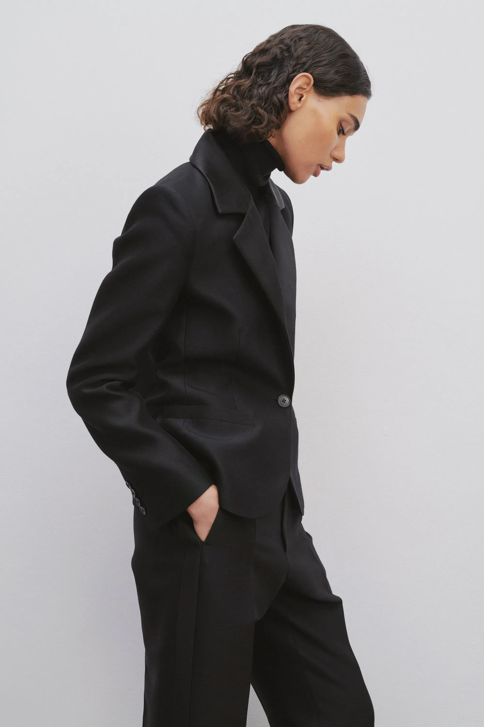 Dru Jacket in Wool and Silk sold by The Row product image thumbnail 4