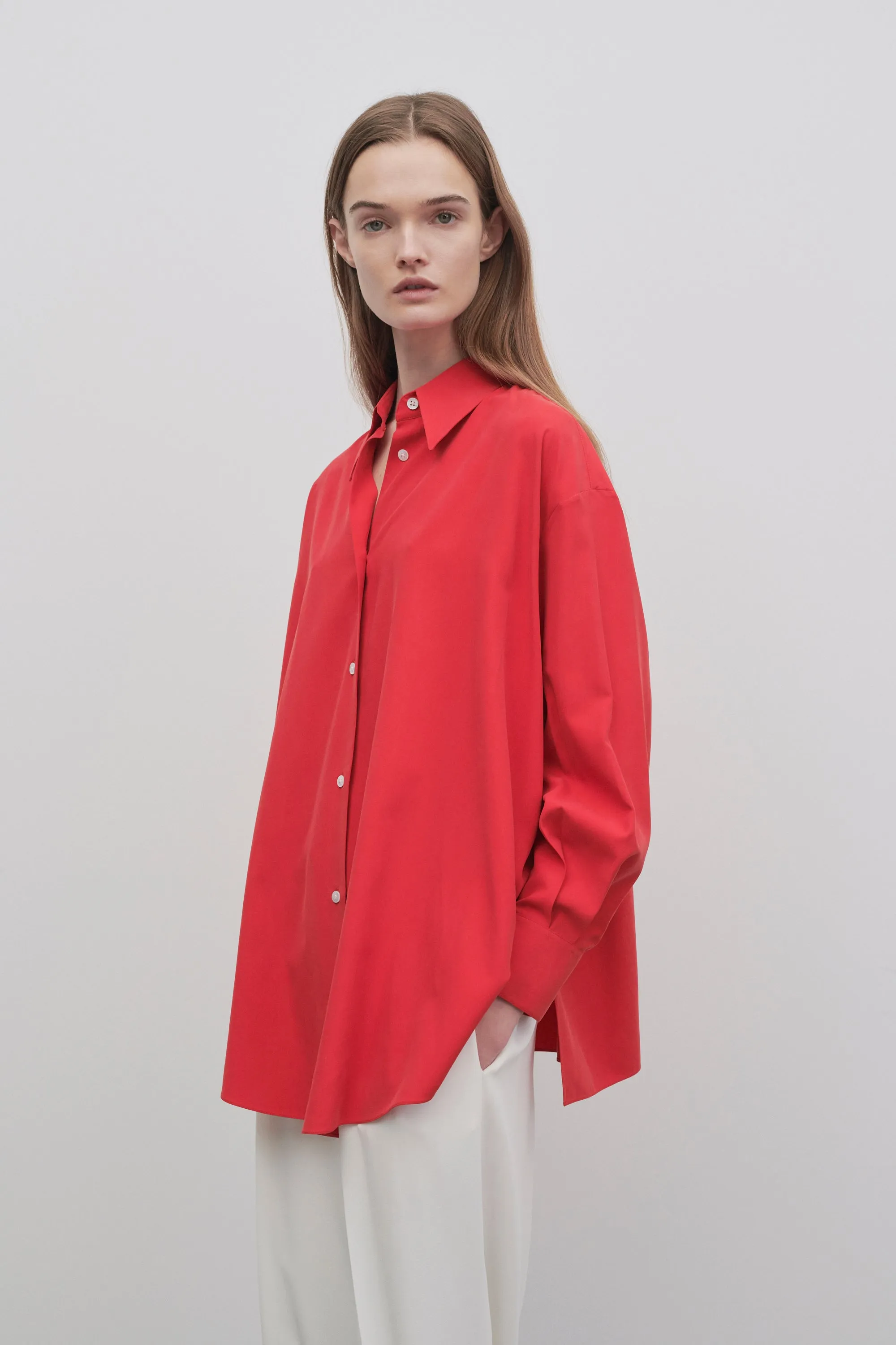 Andra Shirt in Silk sold by The Row product image thumbnail 3