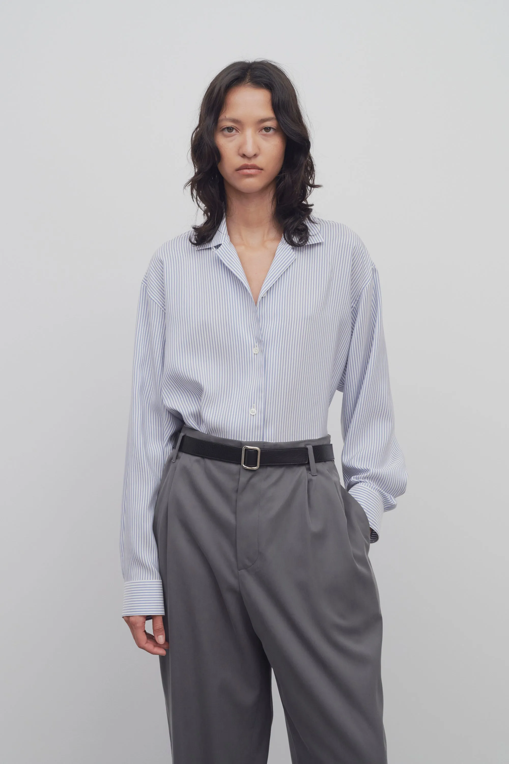 Valene Shirt in Silk sold by The Row product image thumbnail 3
