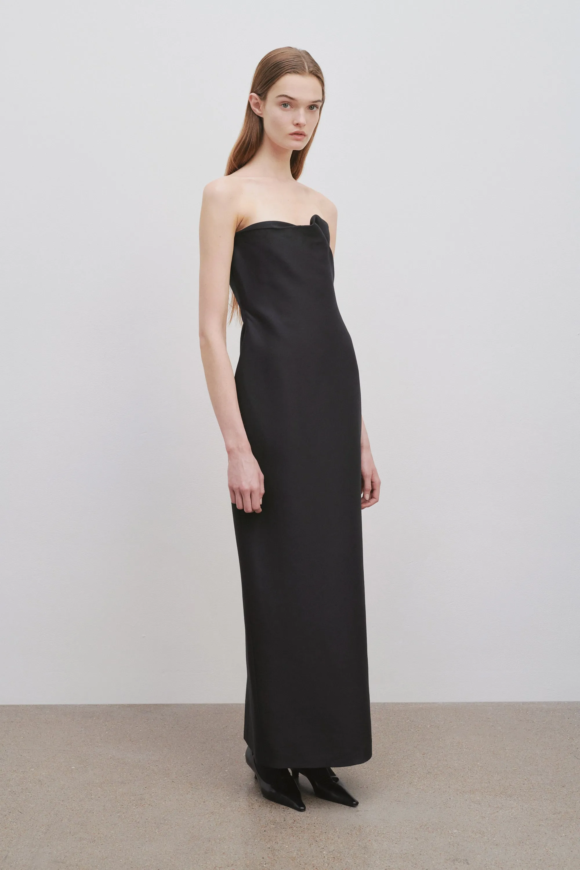 Bardon Dress in Virgin Wool and Silk sold by The Row product image thumbnail 3