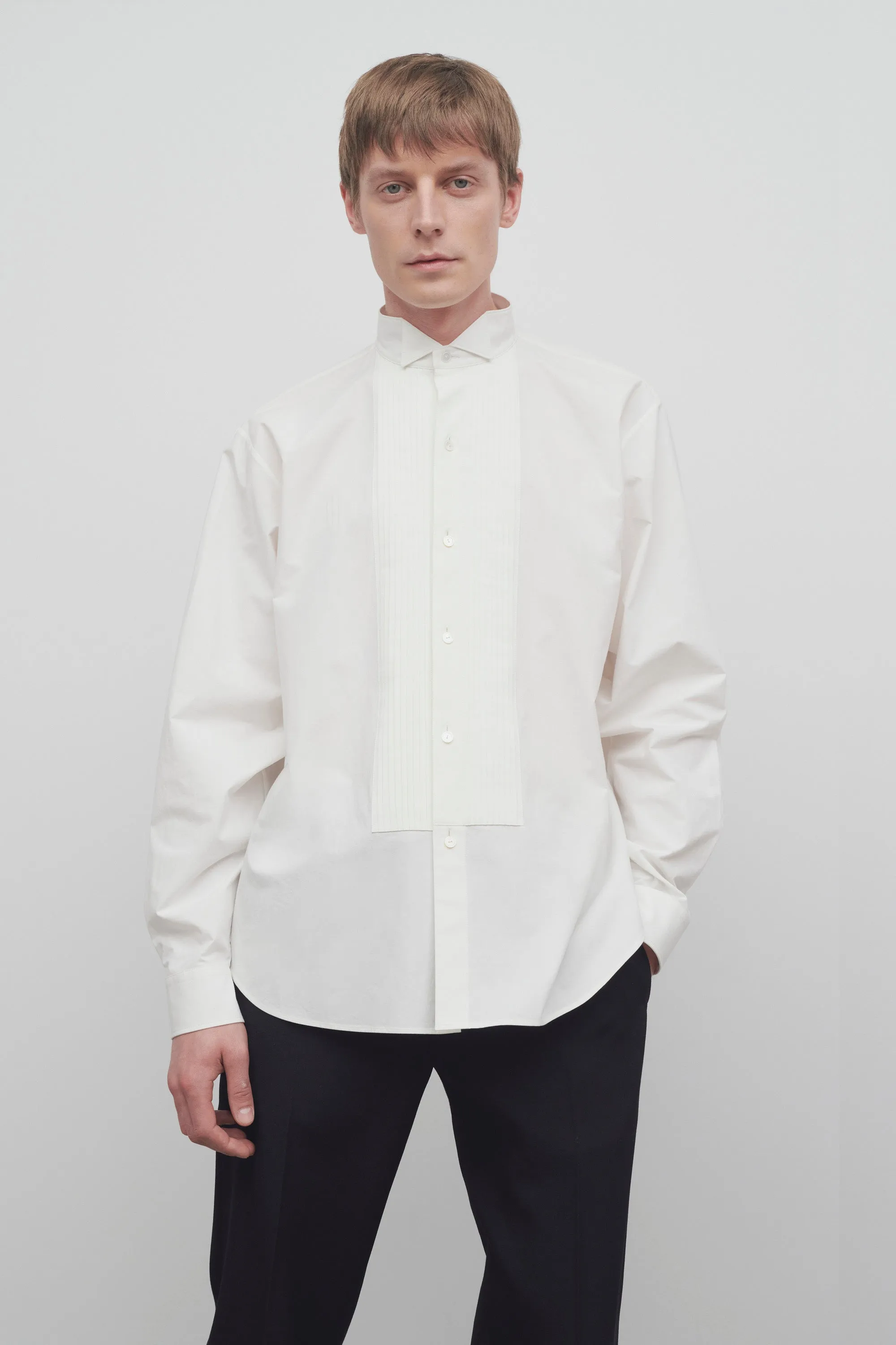 Danilo Shirt in Cotton and Silk sold by The Row product image thumbnail 3