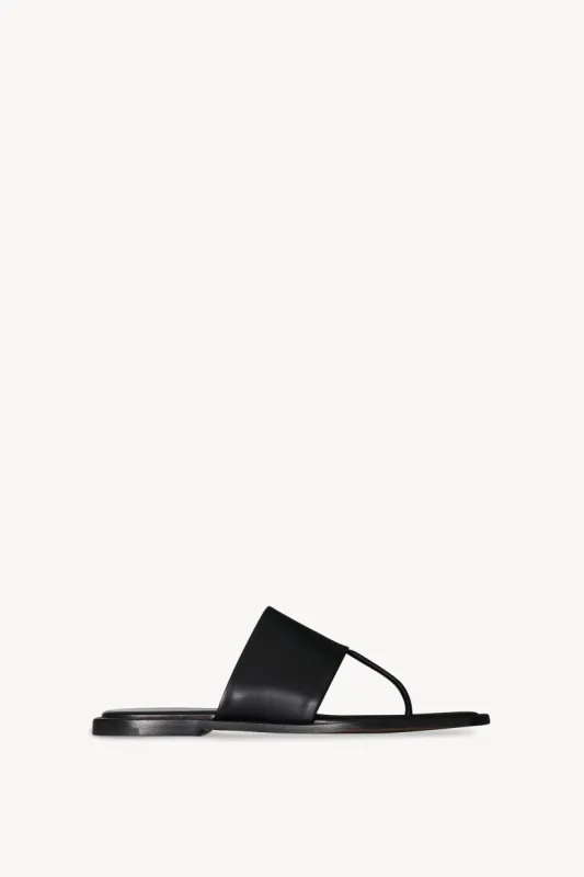 Signum Flat Sandal in Leather sold by The Row