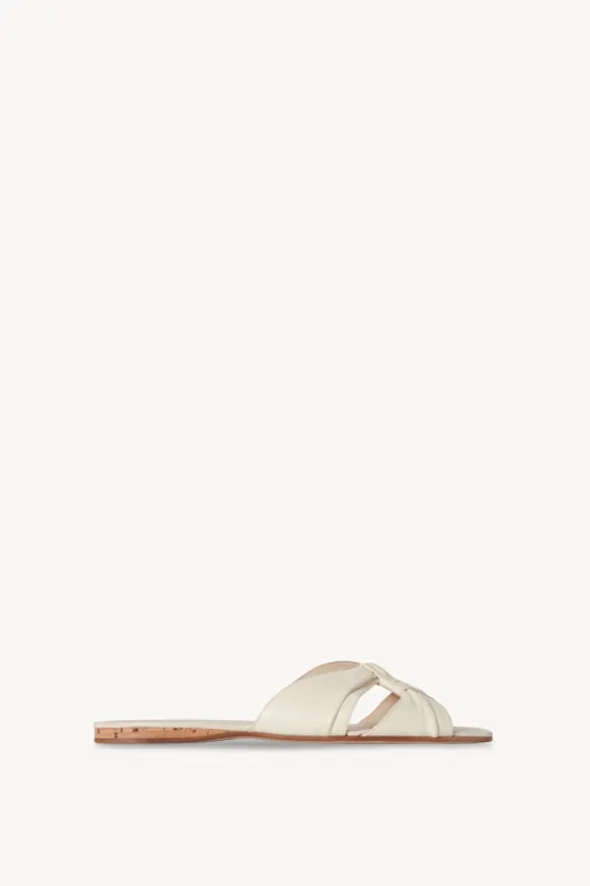 Soft Knot Flat in Leather sold by The Row