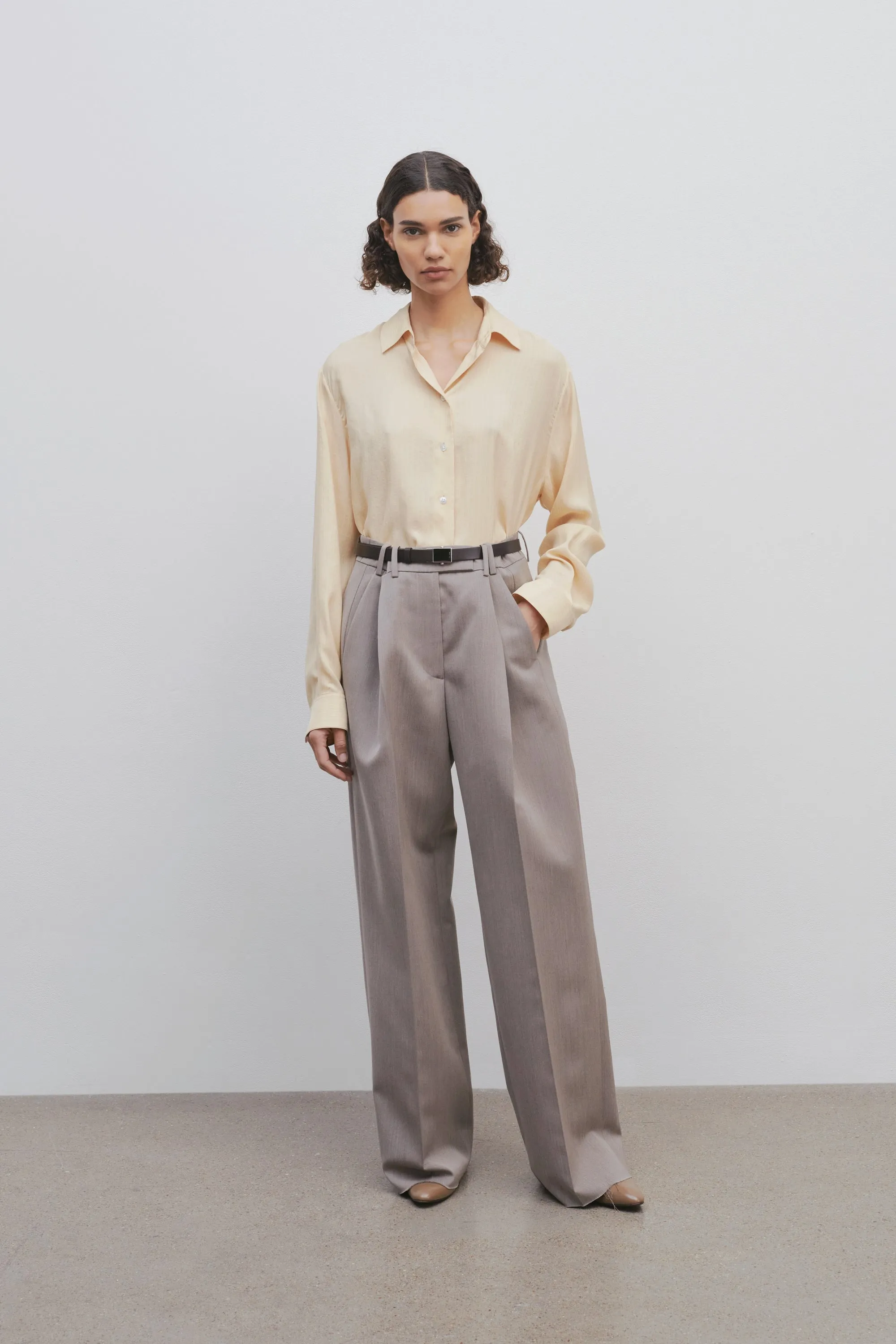 Roan Pant in Virgin Wool and Silk sold by The Row product image thumbnail 3