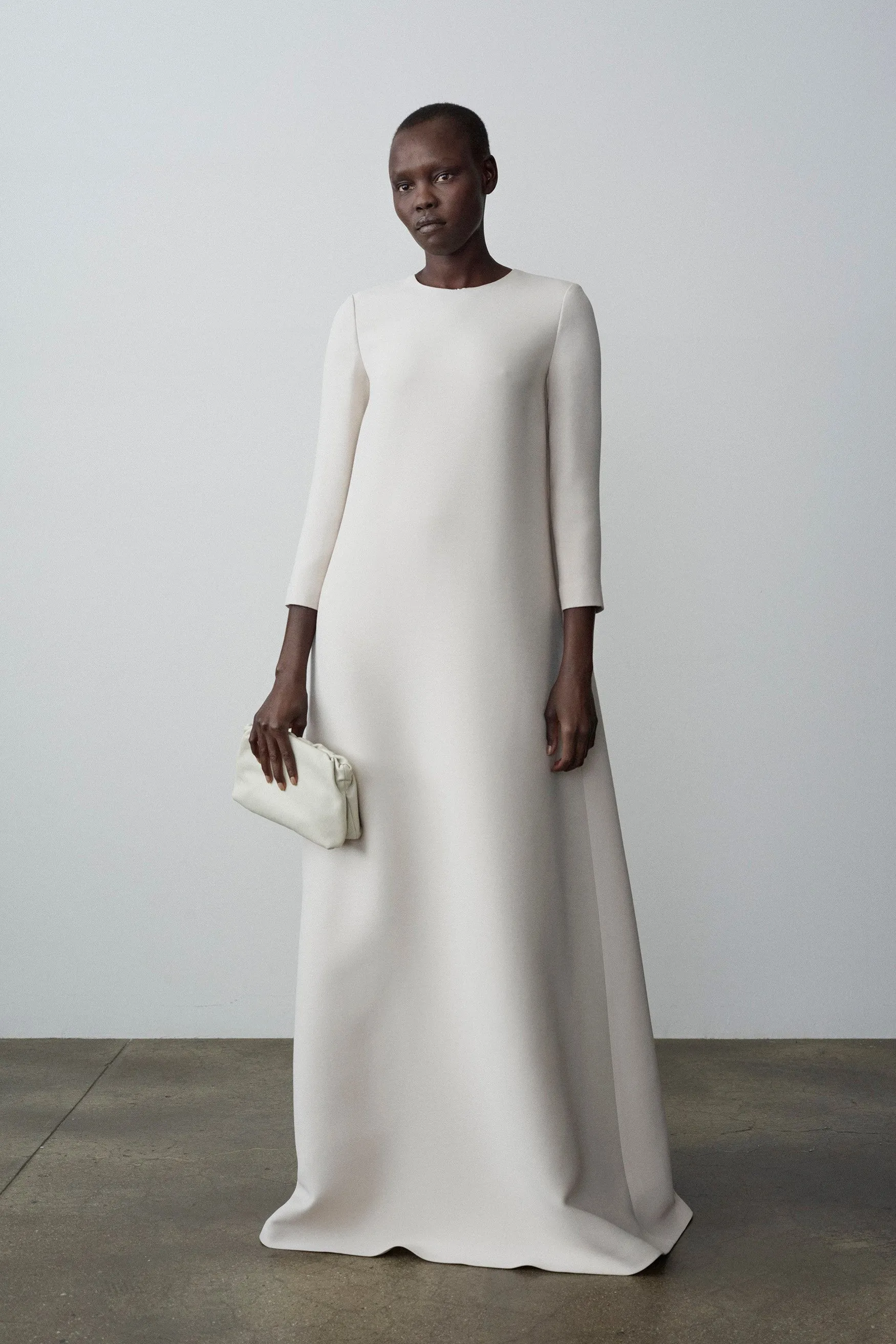 Stefos Dress in Wool and Silk sold by The Row product image thumbnail 3