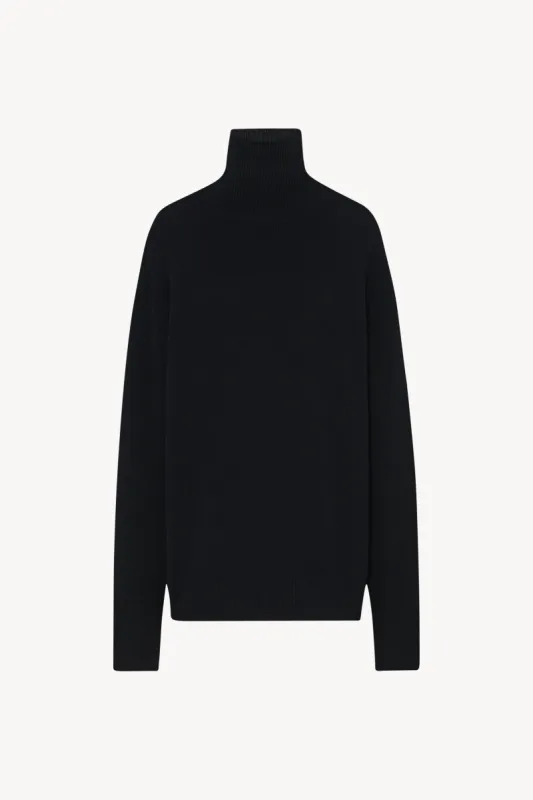 Stepny Turtleneck in Wool and Cashmere sold by The Row