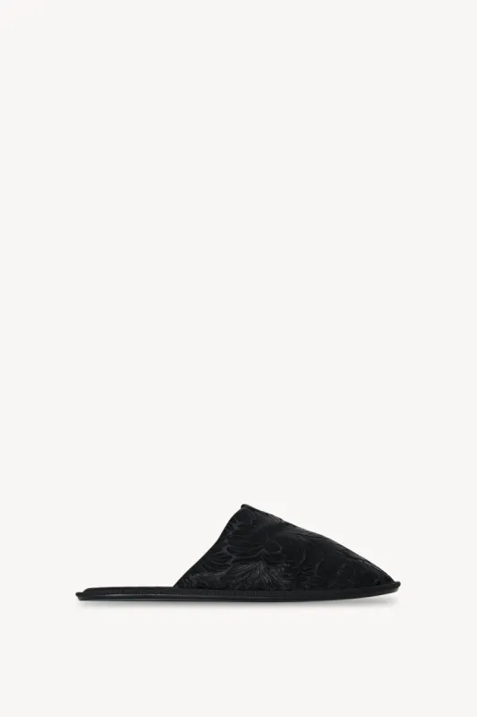 Frances Slipper in Silk and Acetate sold by The Row