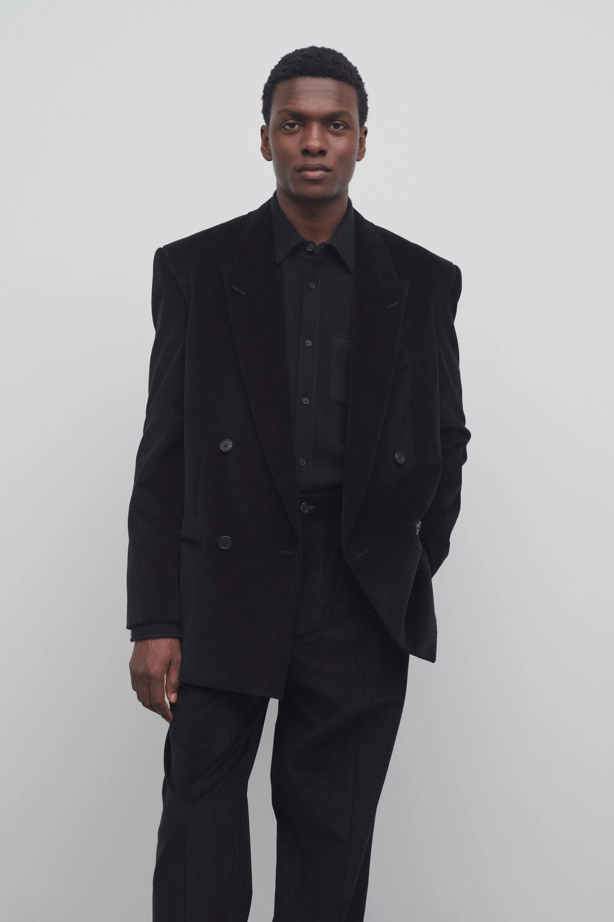 Donnes Jacket in Cotton Cashmere Corduroy sold by The Row product image thumbnail 3