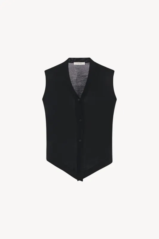 Harrell Vest in Wool sold by The Row