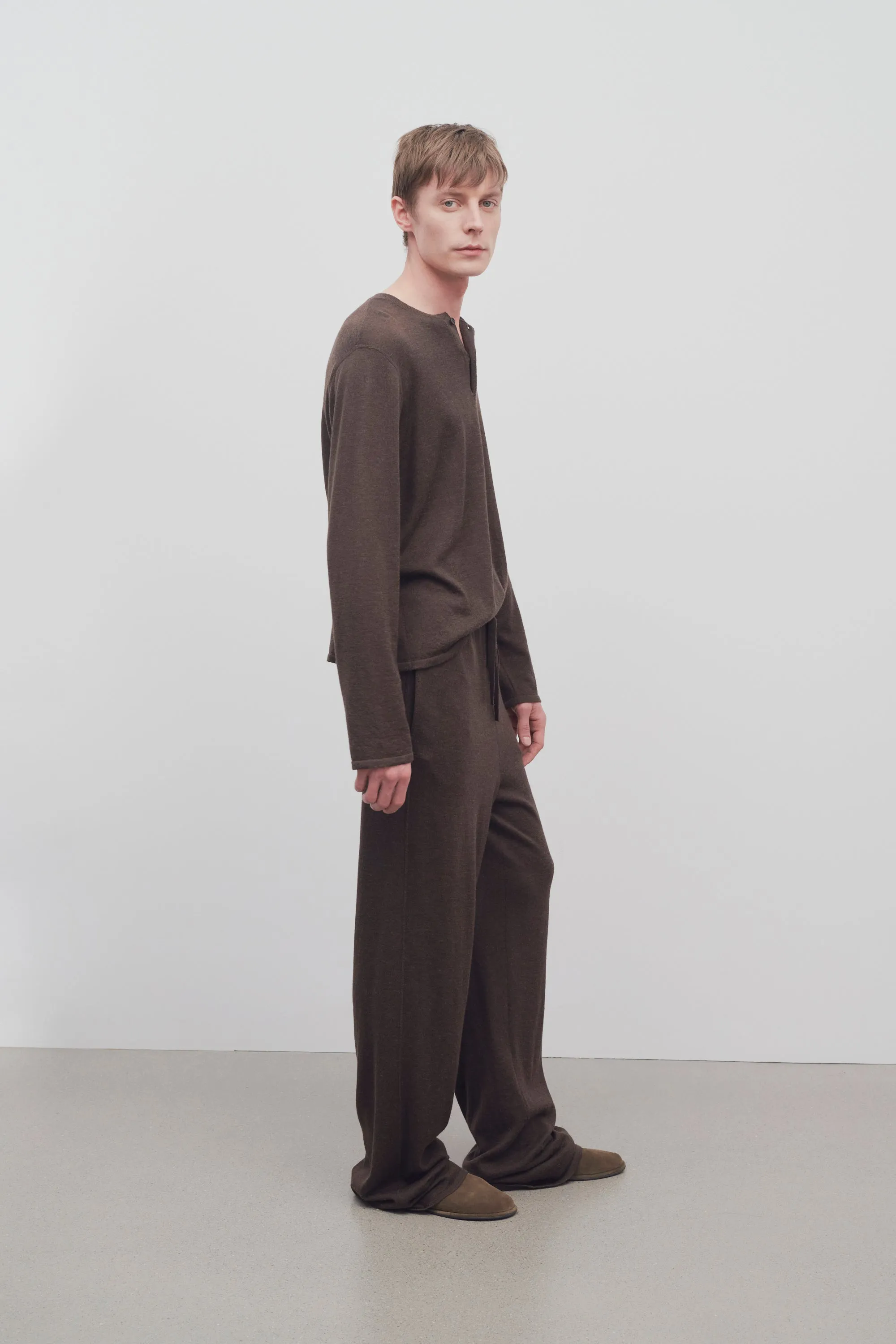 Darvi Pant in Llama and Silk sold by The Row product image thumbnail 4