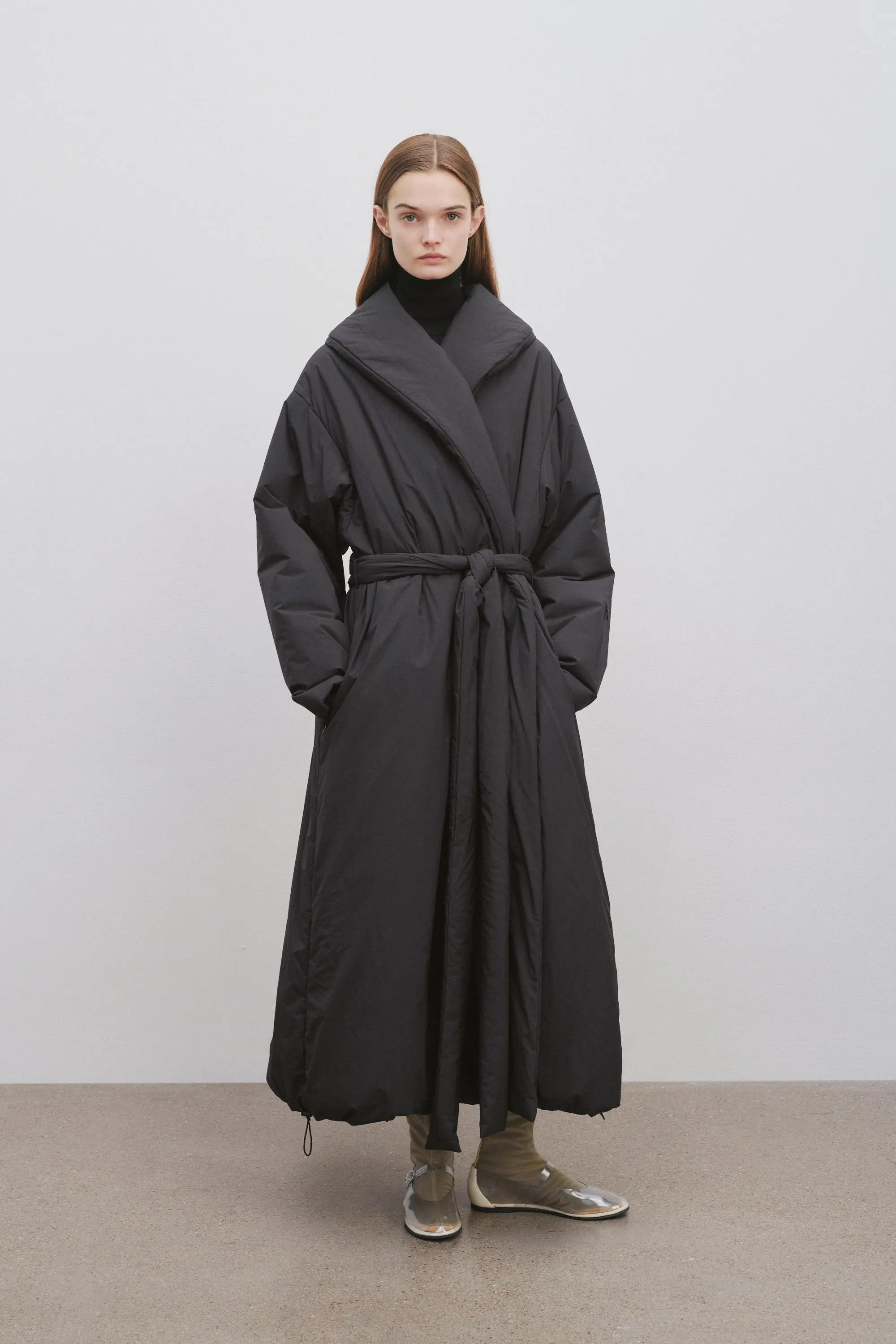 Francine Coat in Silk and Nylon sold by The Row product image thumbnail 4