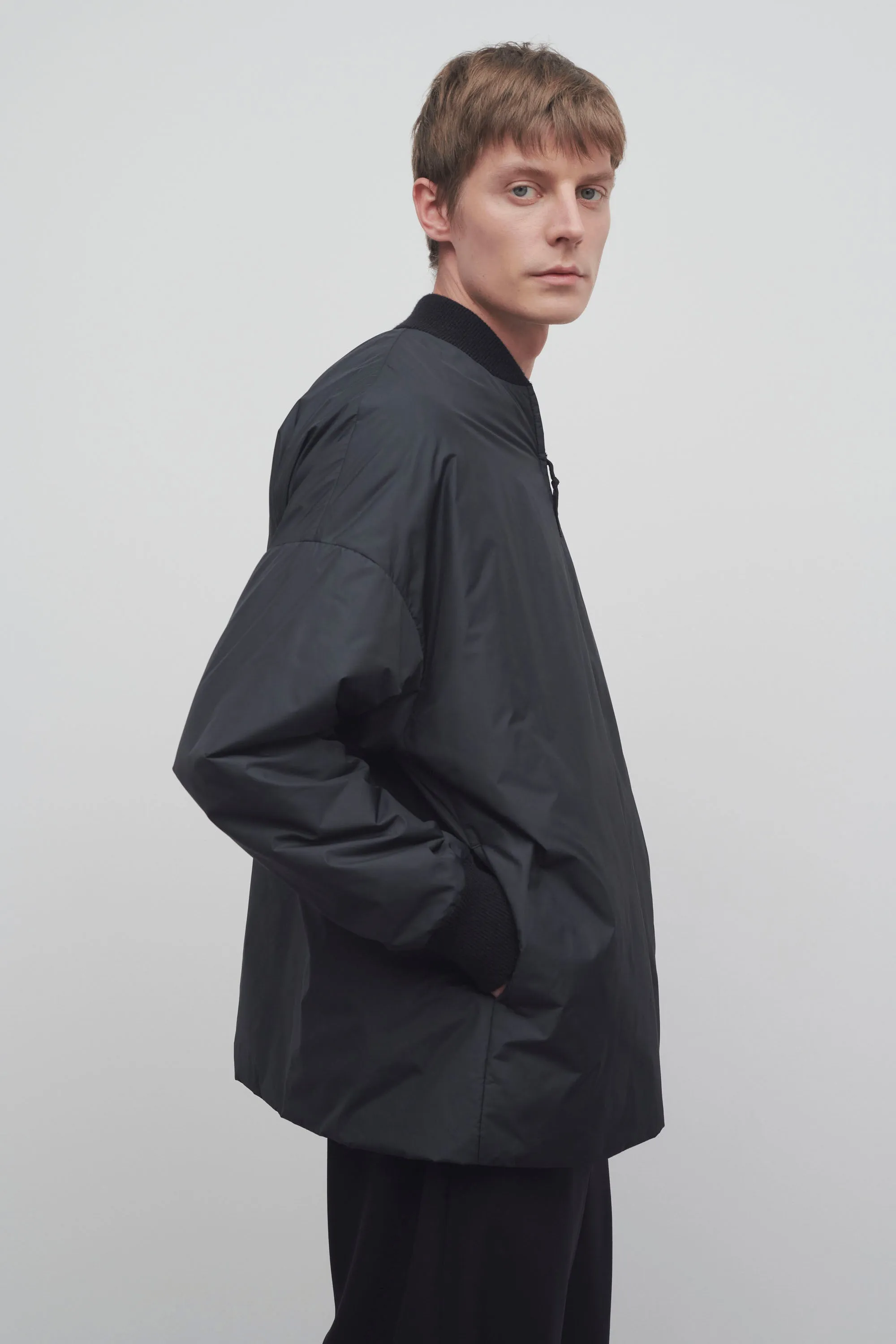 Dillon Jacket in Nylon and Cashmere sold by The Row product image thumbnail 4