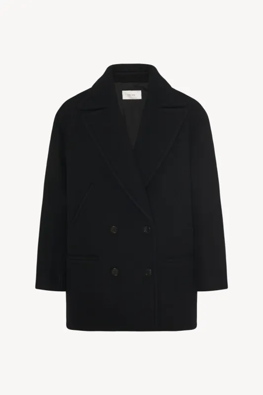 Atis Coat in Wool and Cashmere sold by The Row