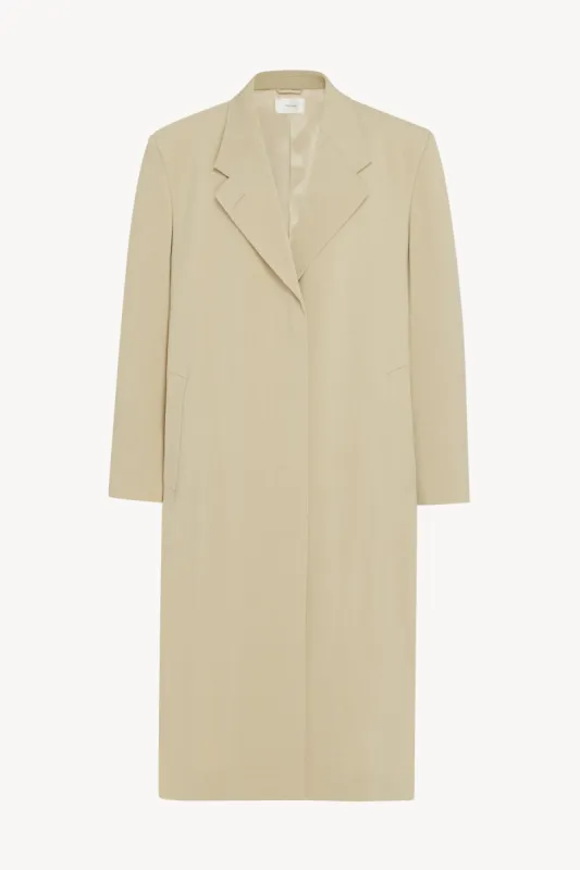Elea Coat in Wool sold by The Row