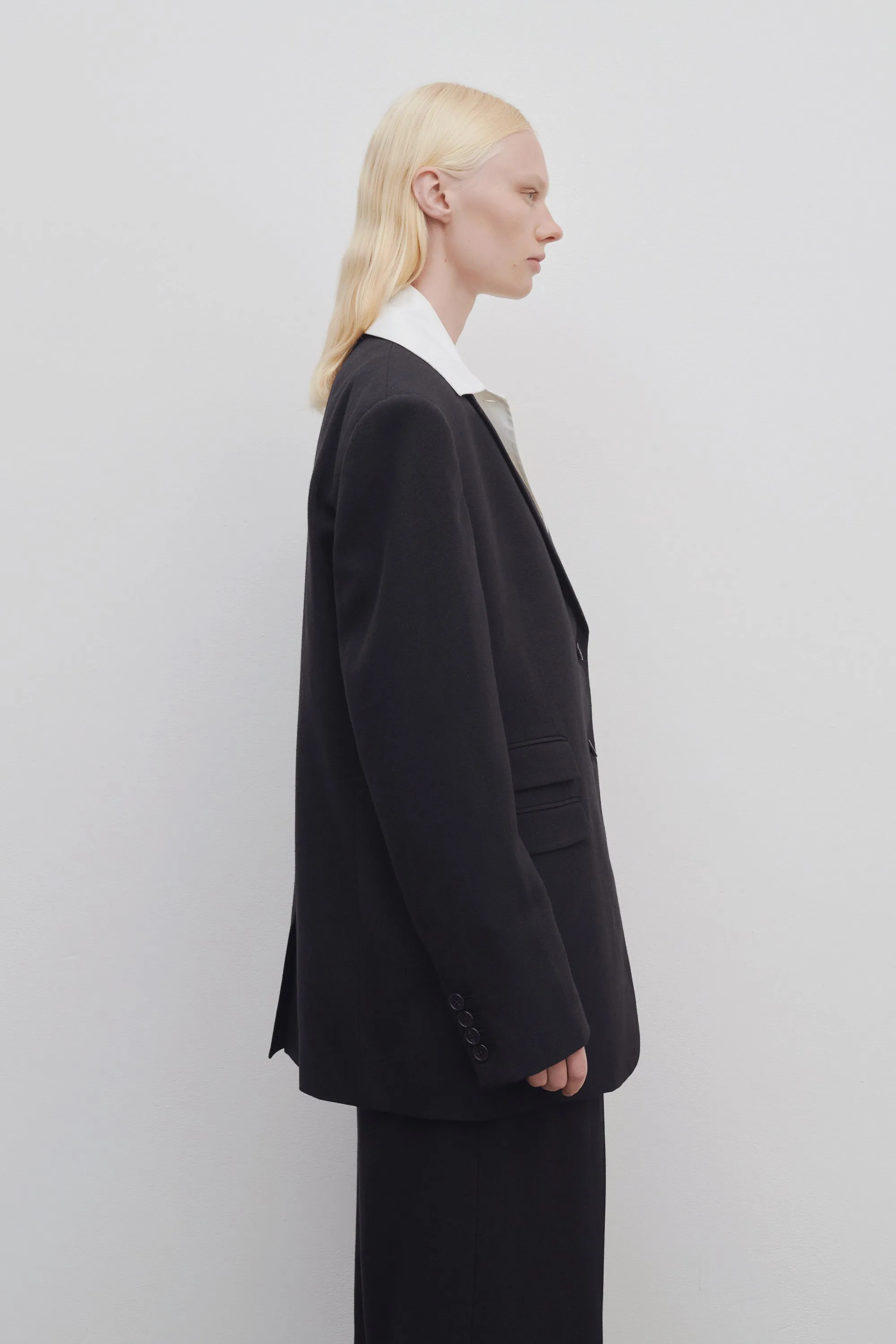 Ule Jacket in Viscose and Virgin Wool sold by The Row product image thumbnail 4