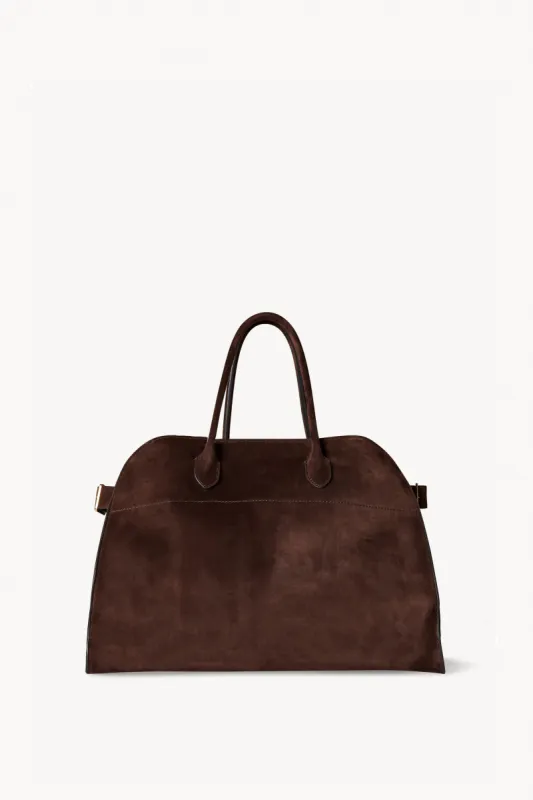 Soft Margaux 15 Bag in Suede sold by The Row
