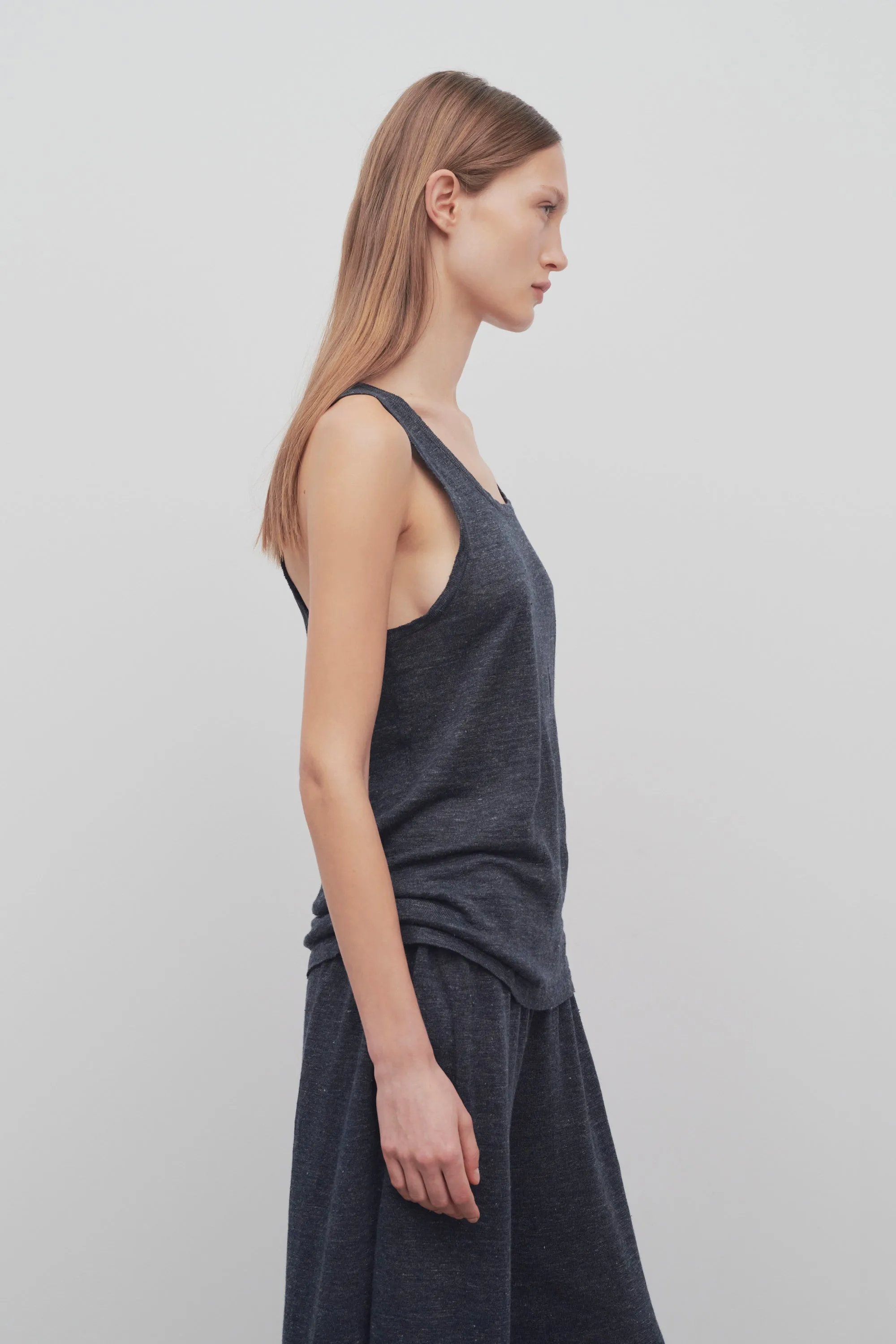 Ginko Tank Tank in Linen sold by The Row product image thumbnail 4