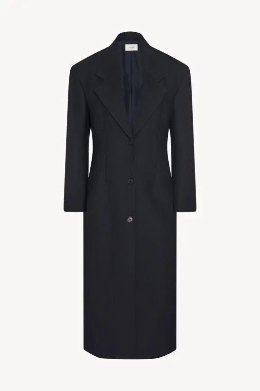 Clive Coat in Virgin Wool sold by The Row