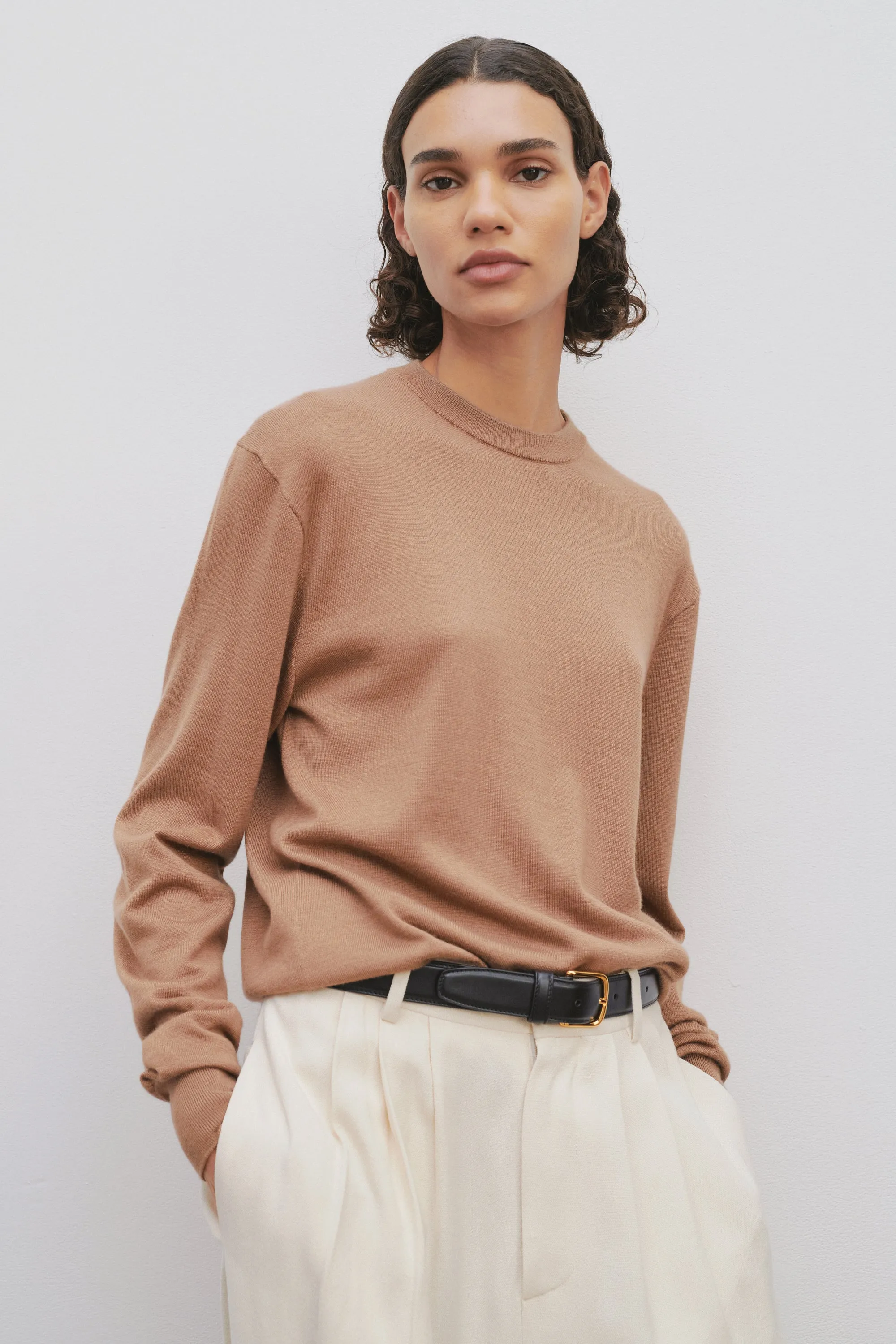 Druyes Top in Wool and Cashmere sold by The Row product image thumbnail 3
