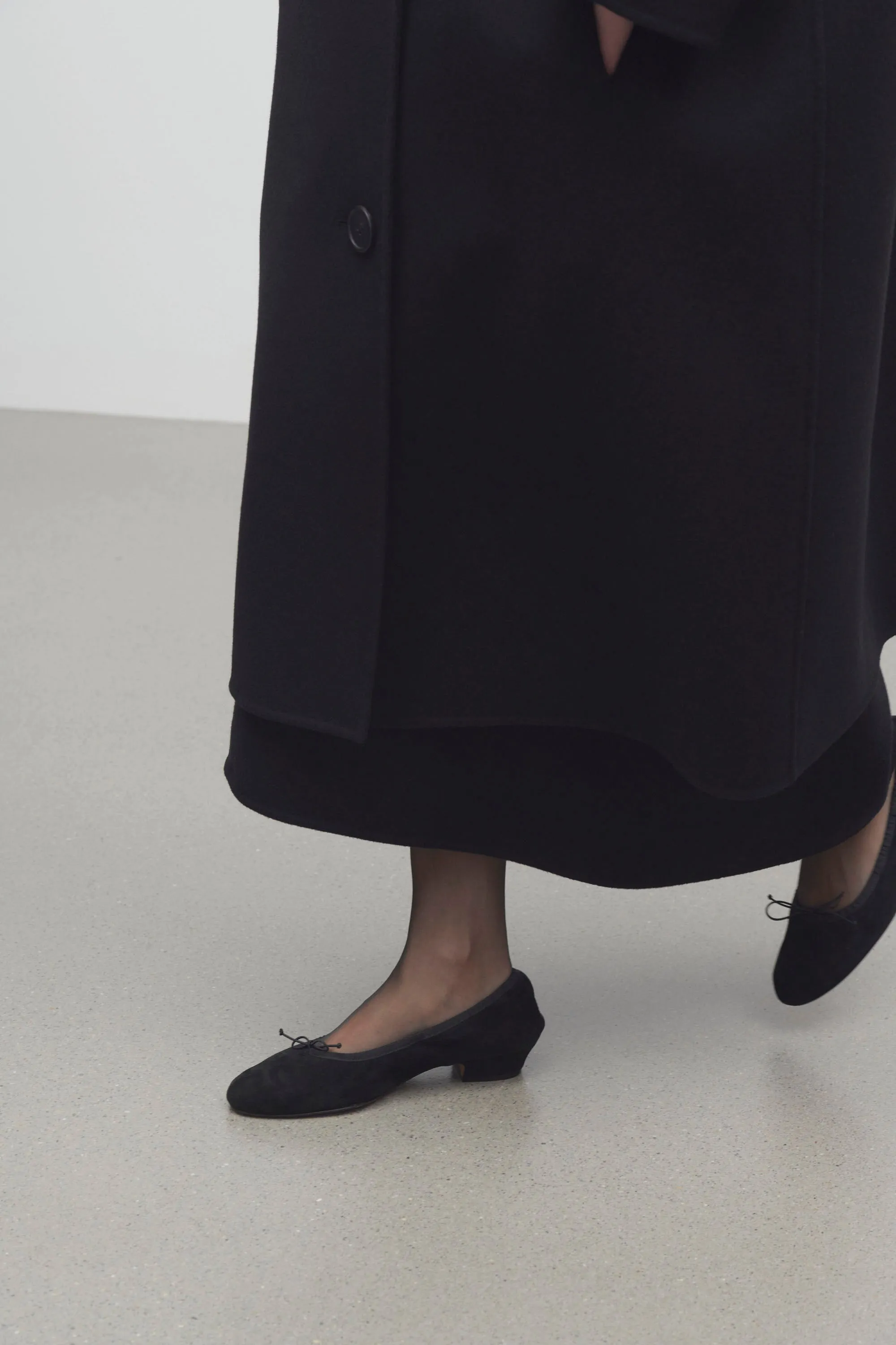 Awar Heeled Ballerina in Suede sold by The Row product image thumbnail 4