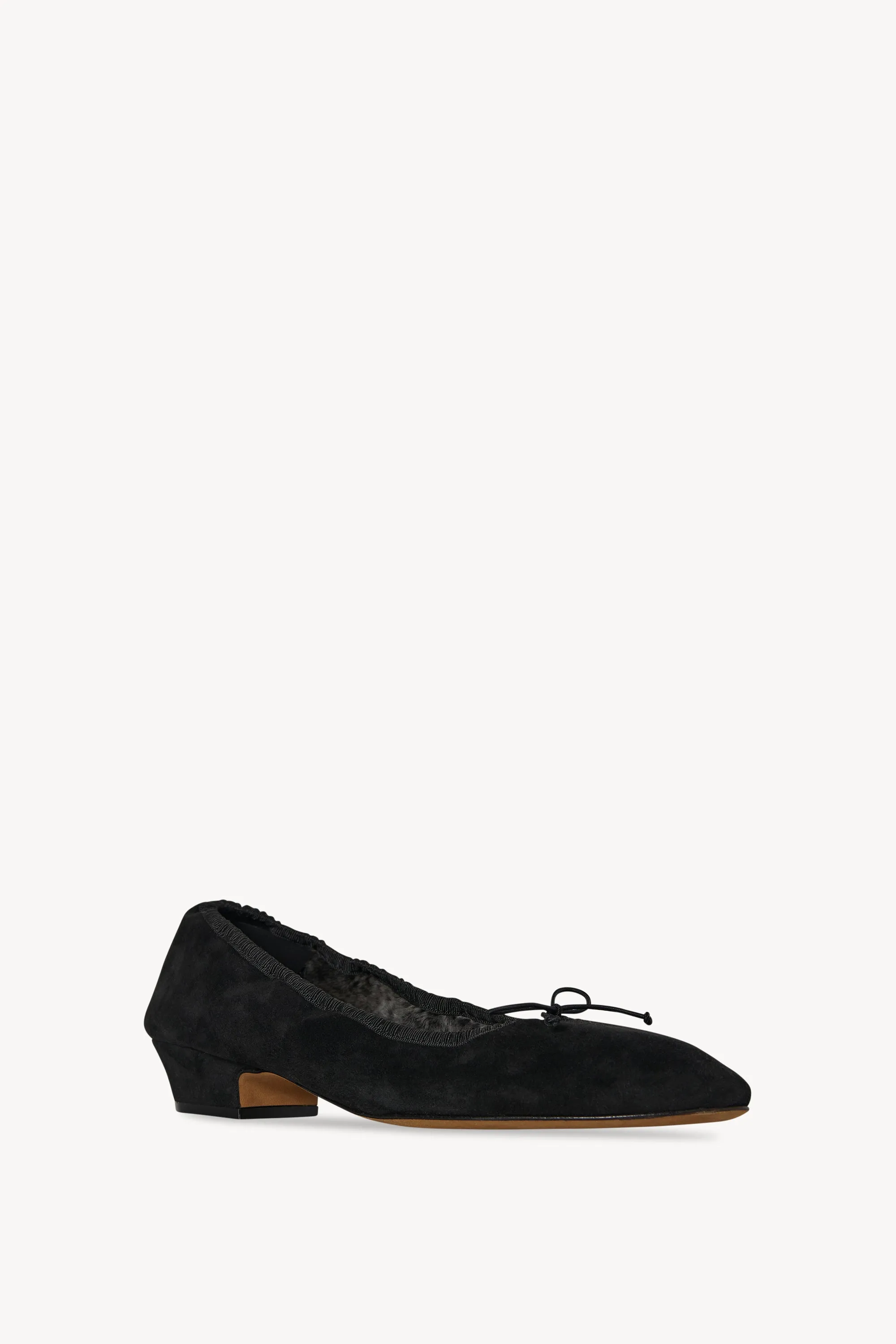 Awar Heeled Ballerina in Suede sold by The Row product image thumbnail 2