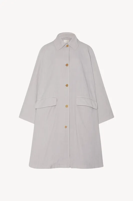 Garth Coat in Cotton and Linen sold by The Row
