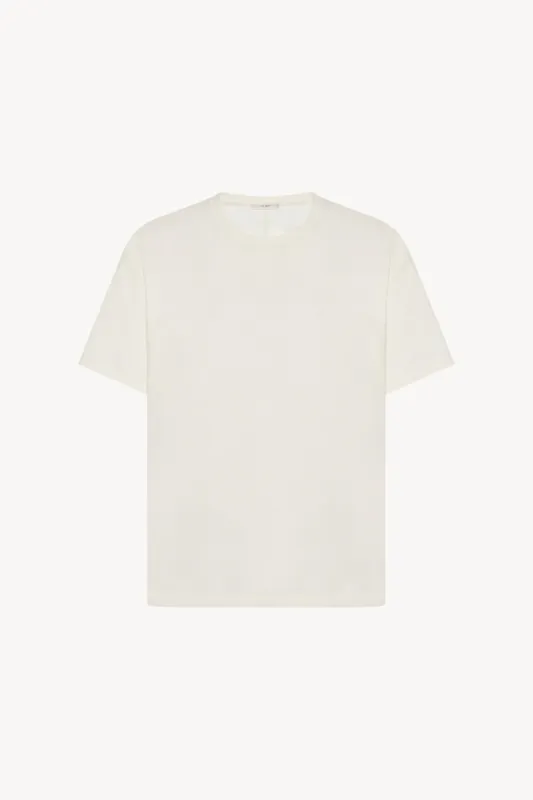 Calibi T-Shirt in Cotton and Silk sold by The Row