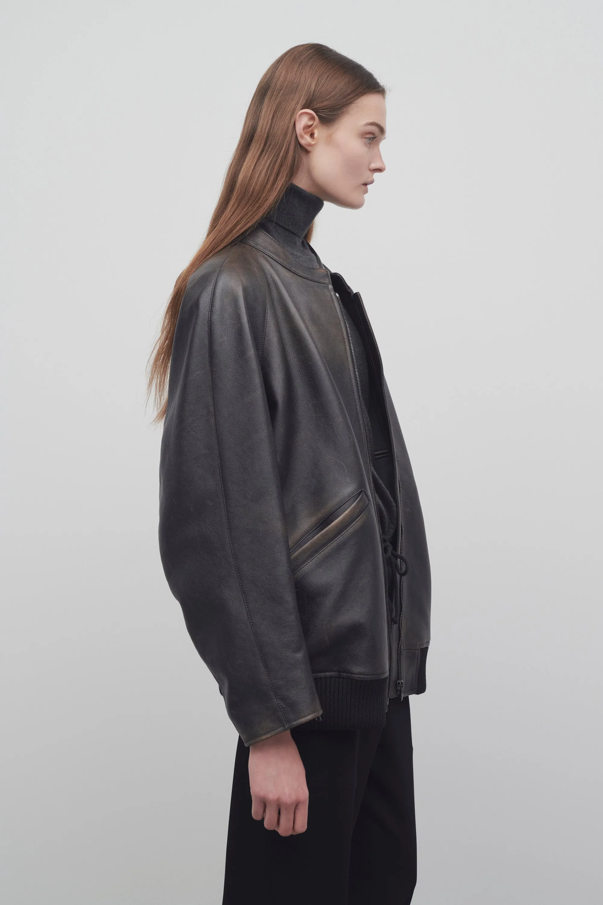 Kengia Jacket in Leather sold by The Row product image thumbnail 4