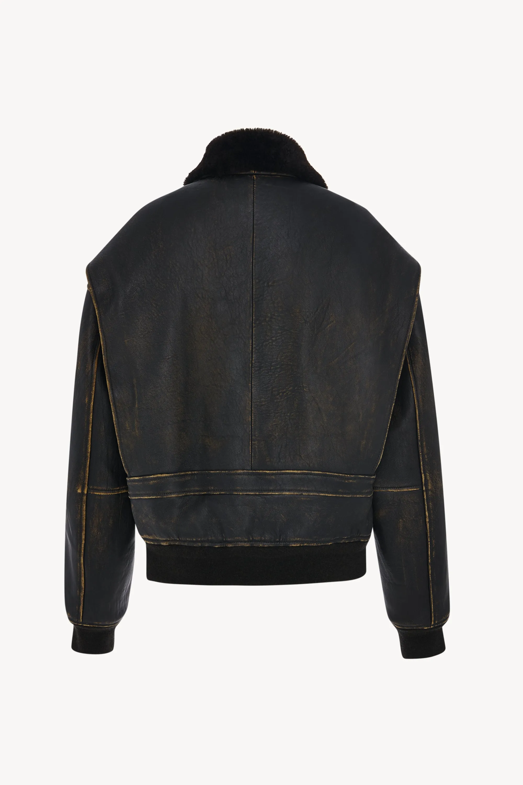 Adonis Jacket in Leather and Shearling sold by The Row product image thumbnail 2