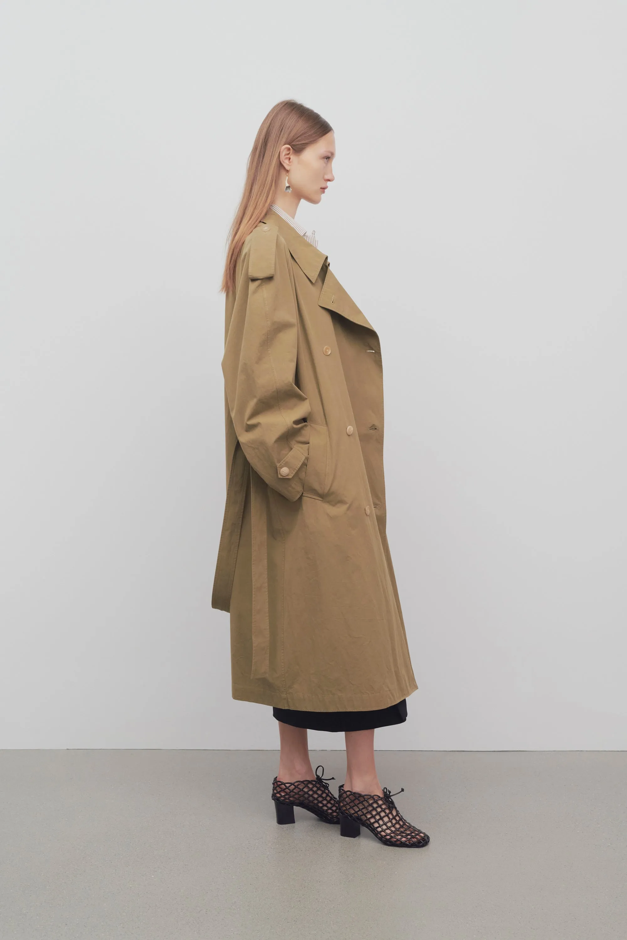 Denver Coat in Cotton sold by The Row product image thumbnail 5