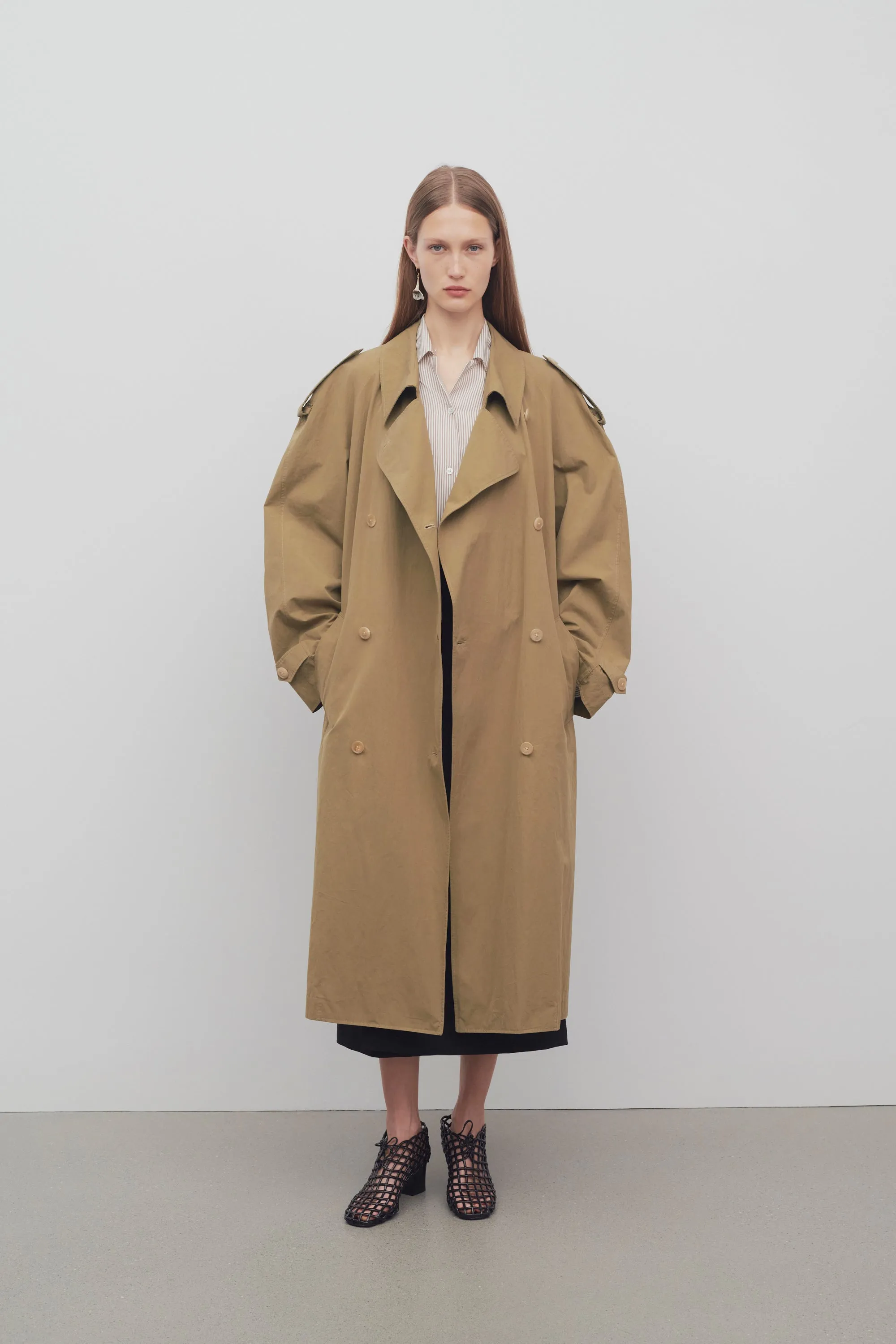 Denver Coat in Cotton sold by The Row product image thumbnail 4