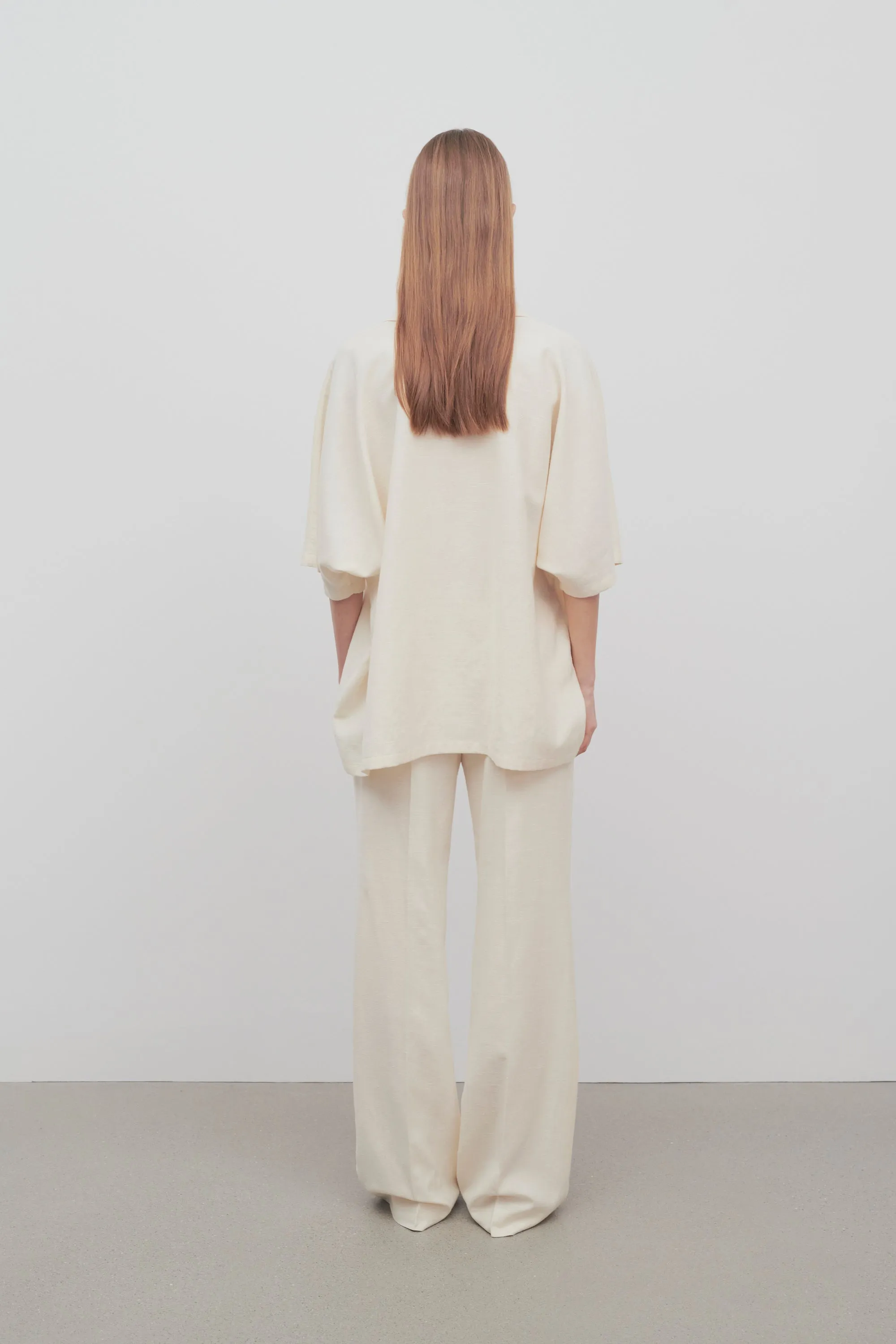 Foulard Pant in Wool, Silk and Linen sold by The Row product image thumbnail 5