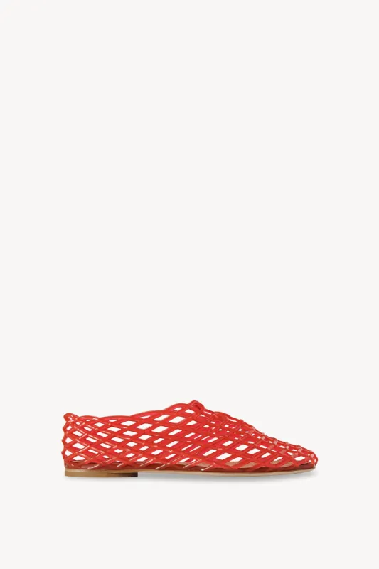 Mara Flat in Vinyl made by The Row