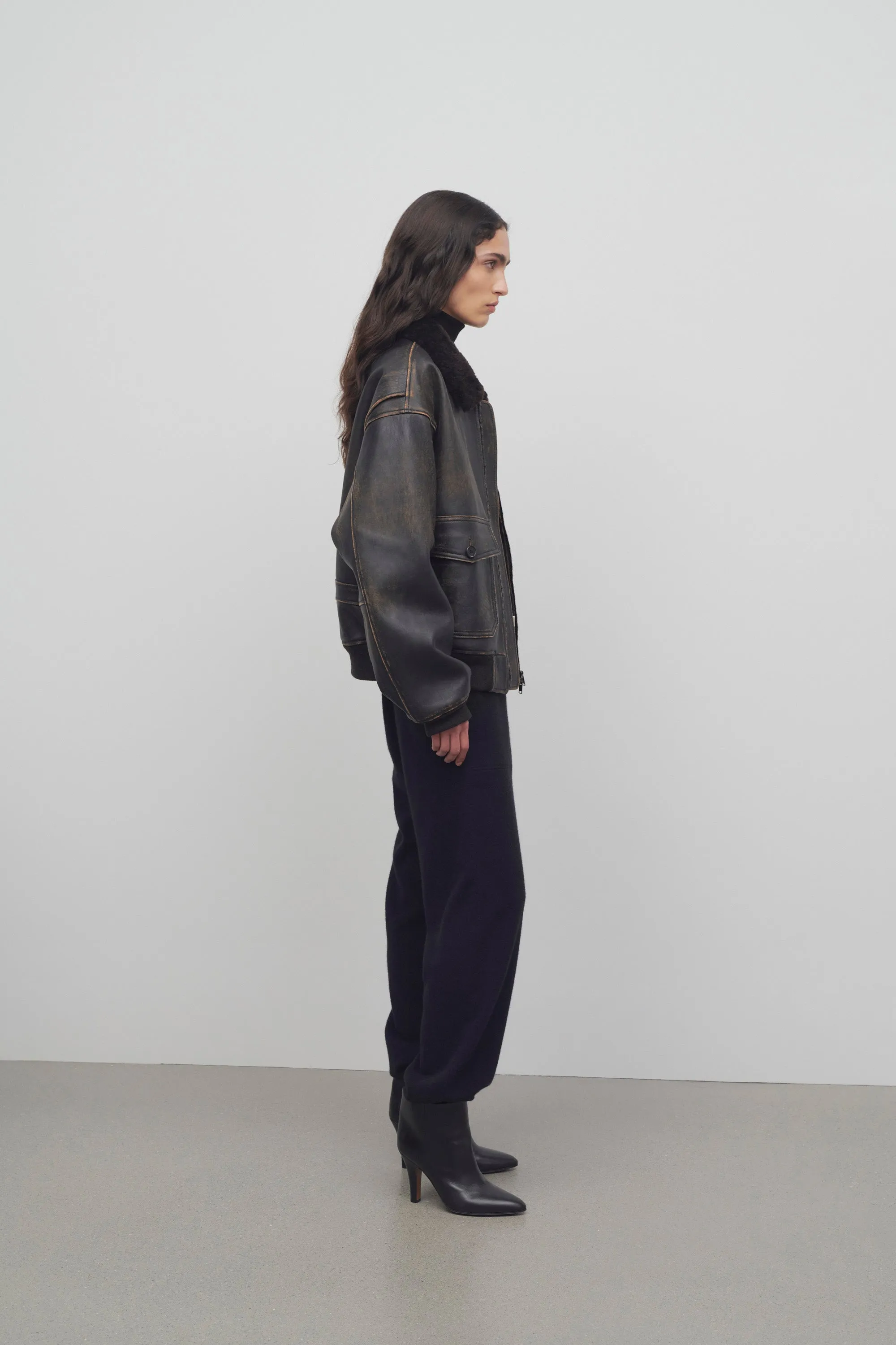 Bonnette Pant in Cashmere sold by The Row product image thumbnail 4