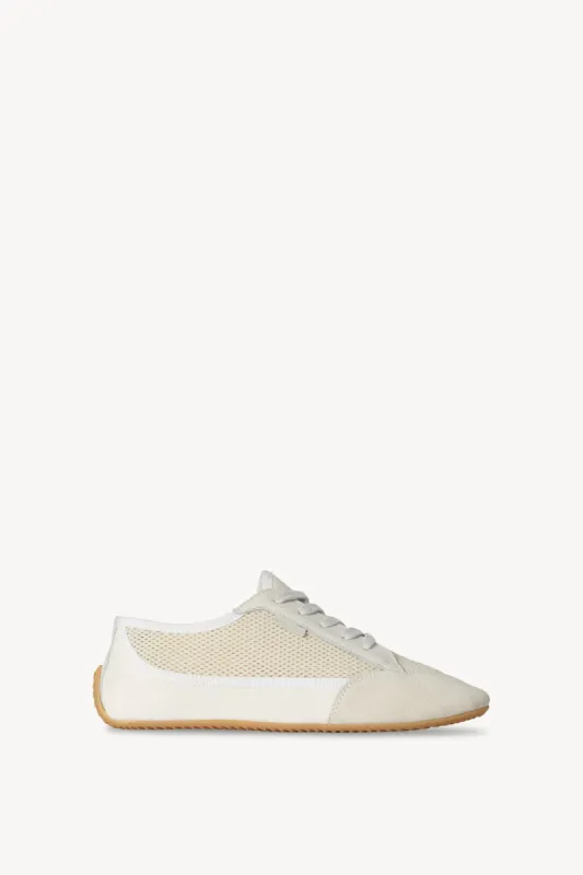 Bonnie Sneaker in Canvas and Suede sold by The Row
