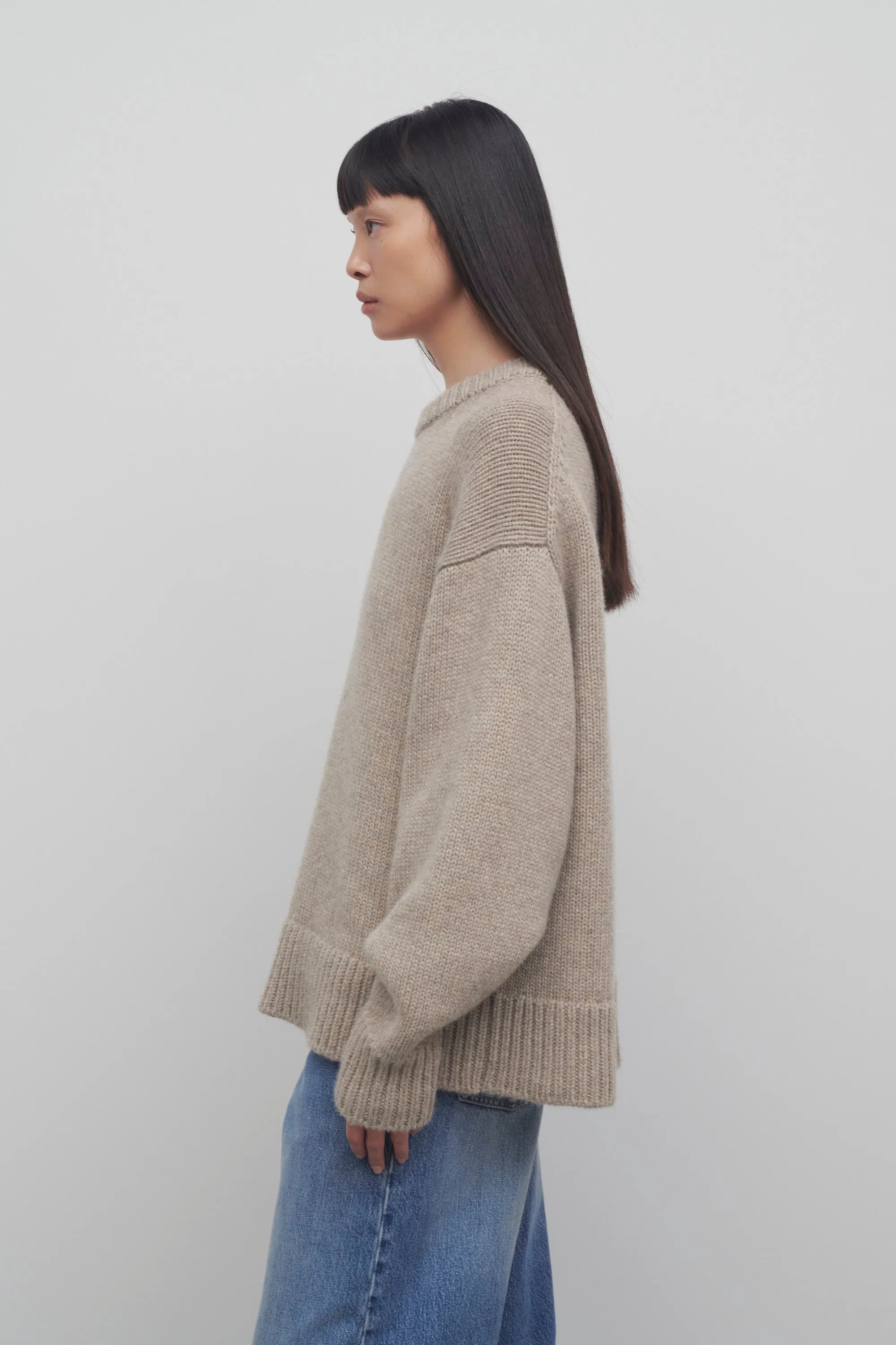 Himus Sweater in Cashmere sold by The Row product image thumbnail 4