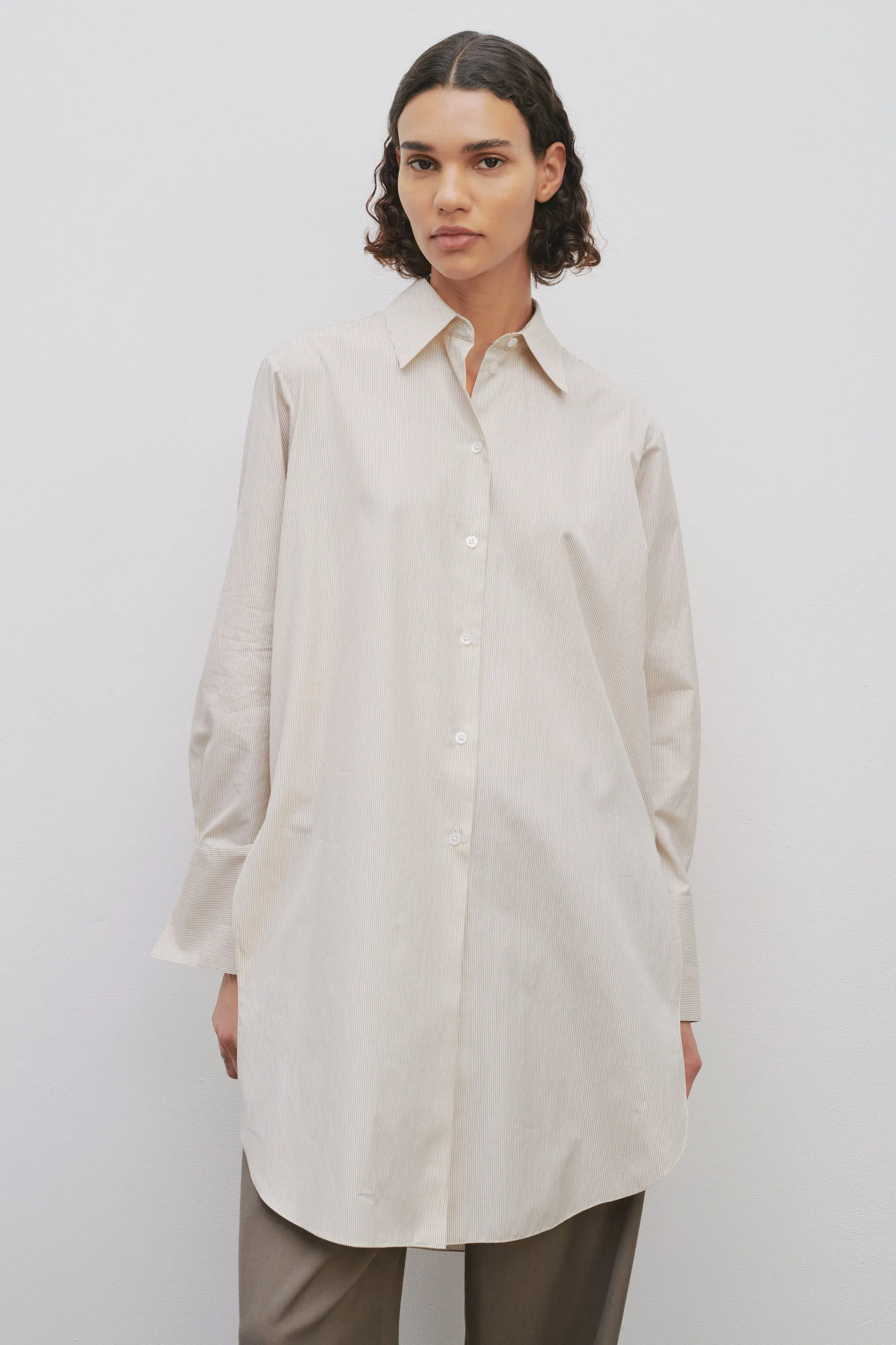 Astrea Shirt in Cotton sold by The Row product image thumbnail 3