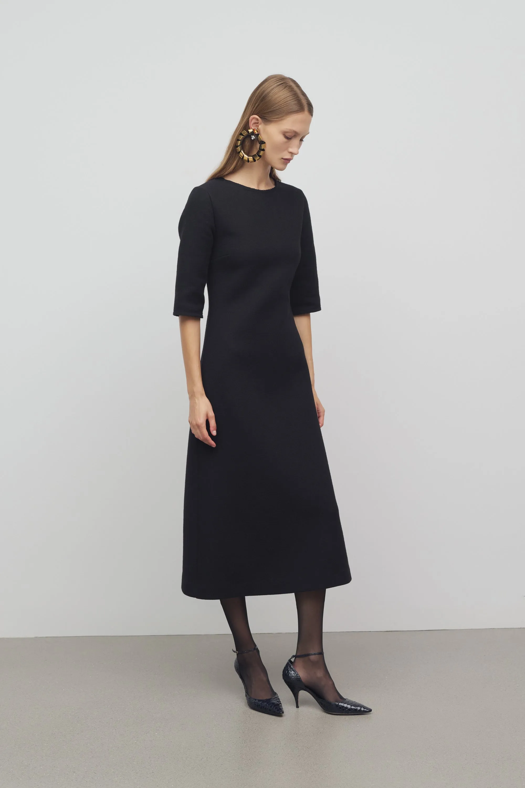 Solene Dress in Wool and Nylon sold by The Row product image thumbnail 3