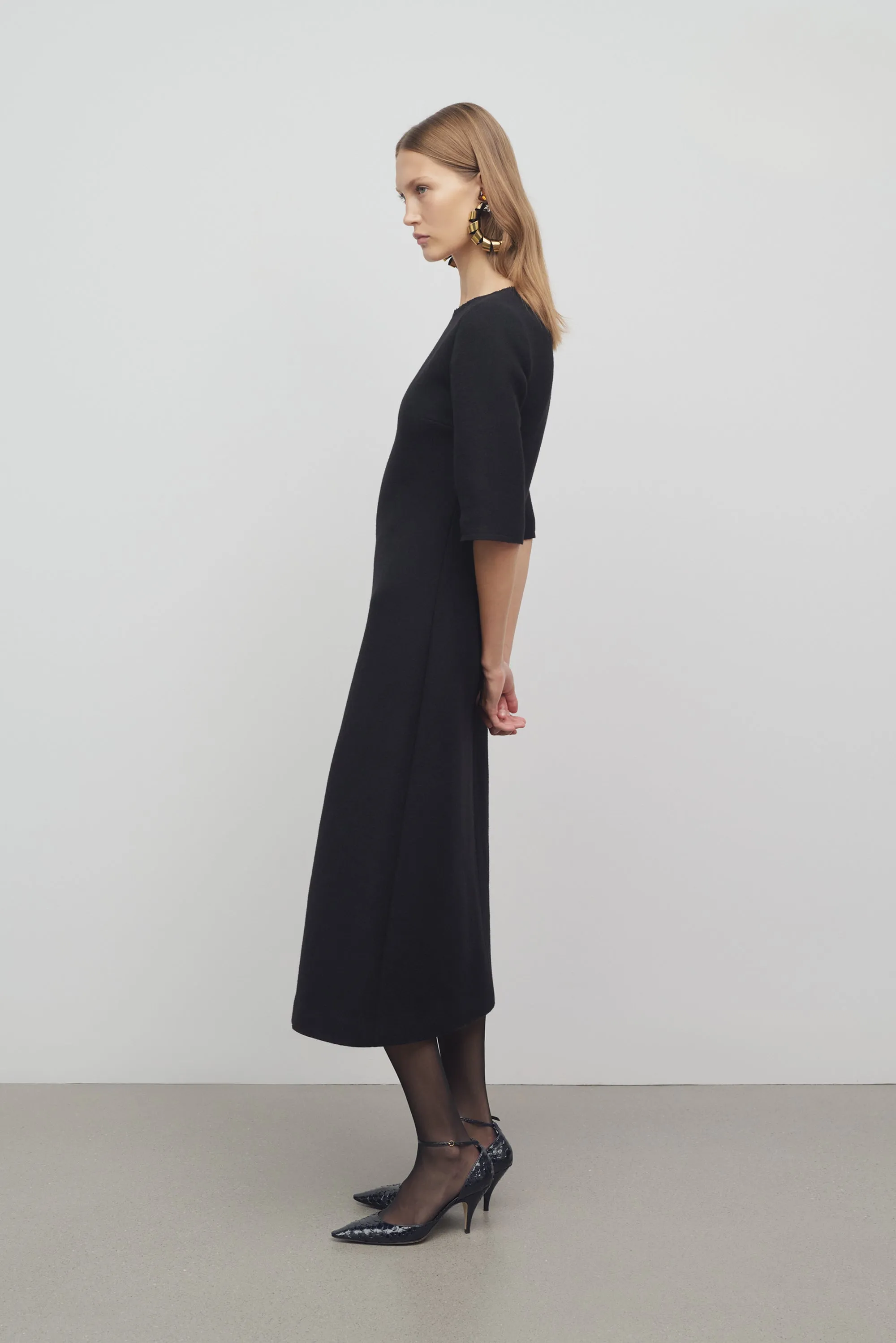 Solene Dress in Wool and Nylon sold by The Row product image thumbnail 4