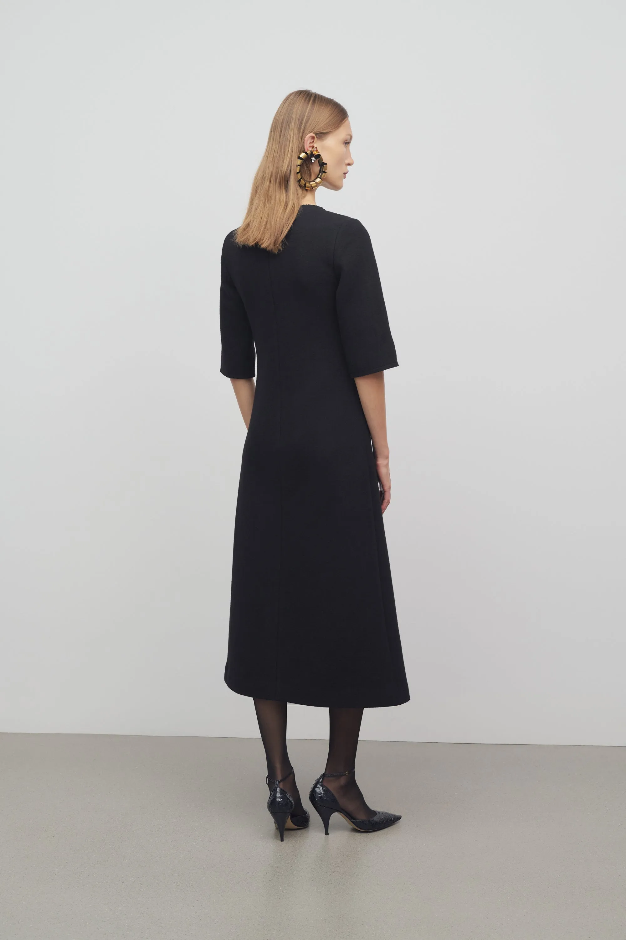 Solene Dress in Wool and Nylon sold by The Row product image thumbnail 5