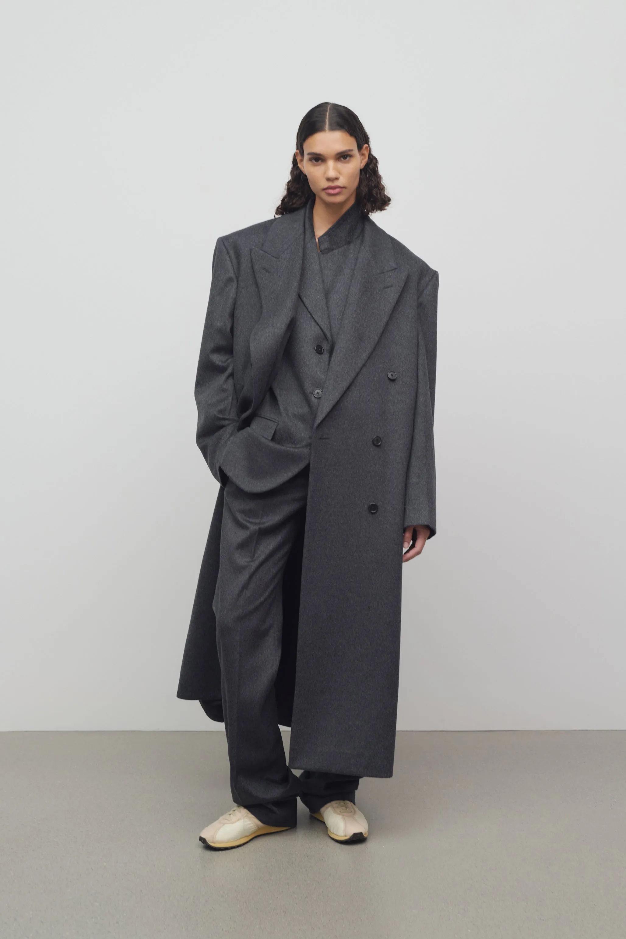 Selvie Pant in Cashmere sold by The Row product image thumbnail 3