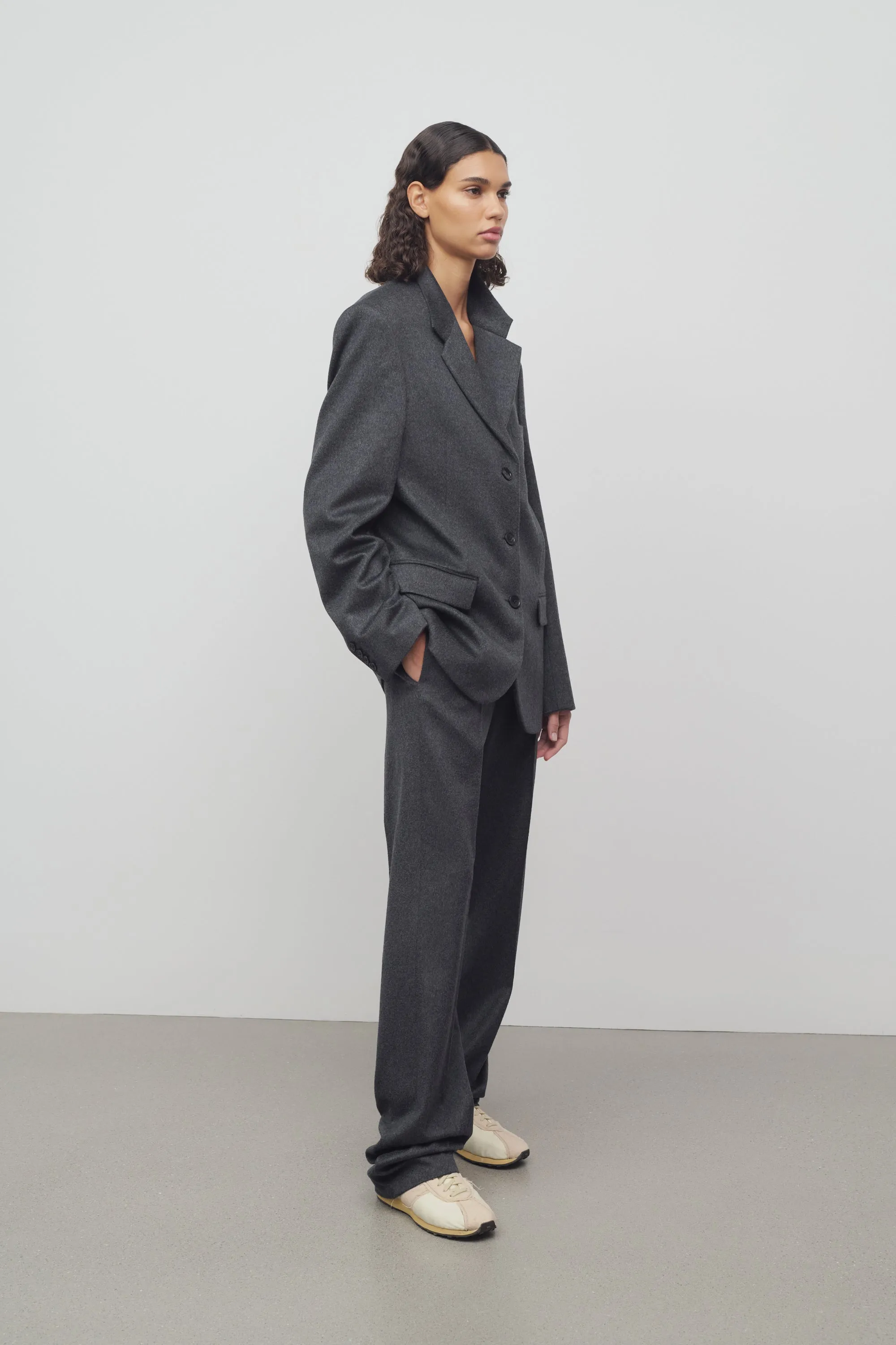 Selvie Pant in Cashmere sold by The Row product image thumbnail 4